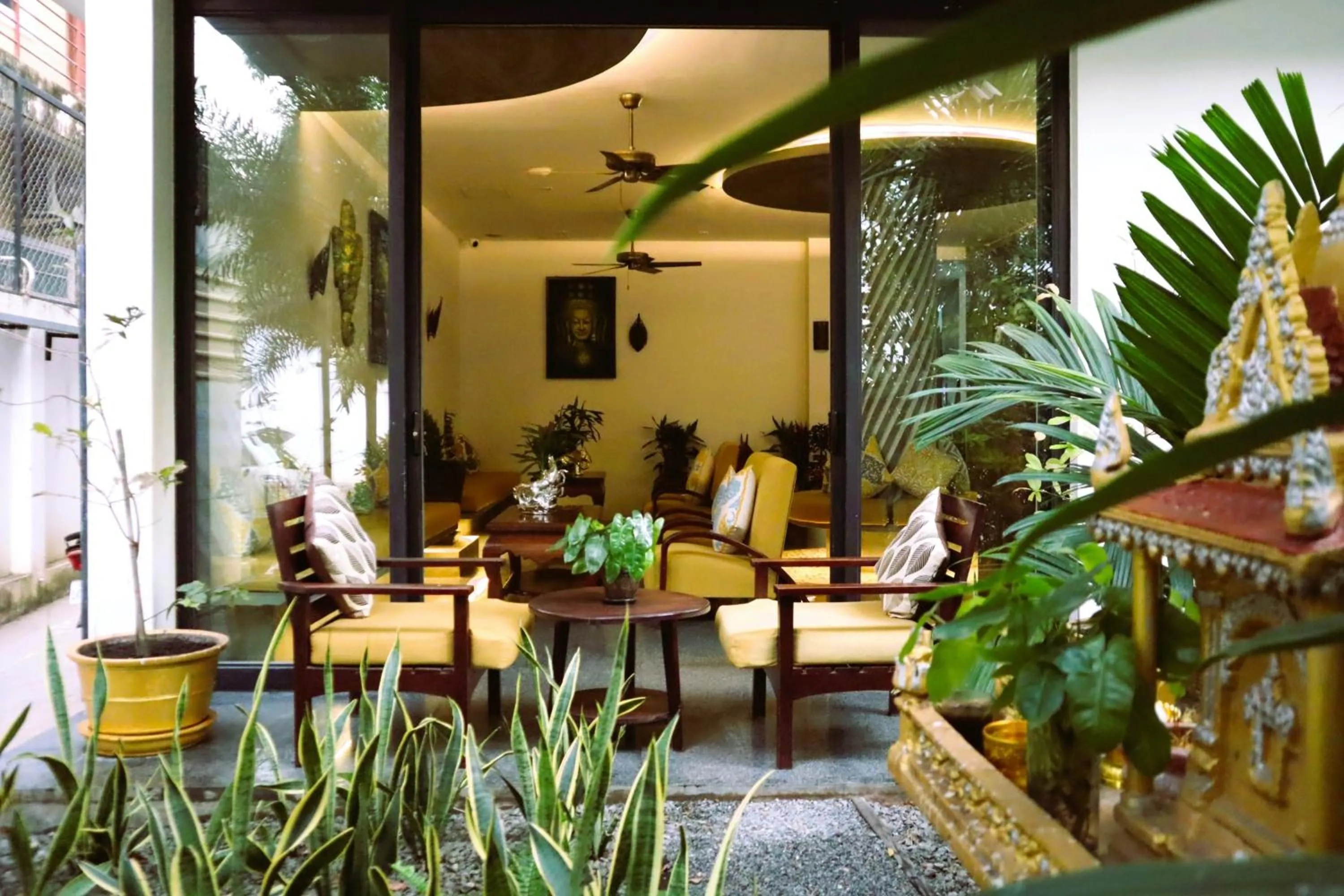 Garden view in Siem Reap Palace Hotel & Spa