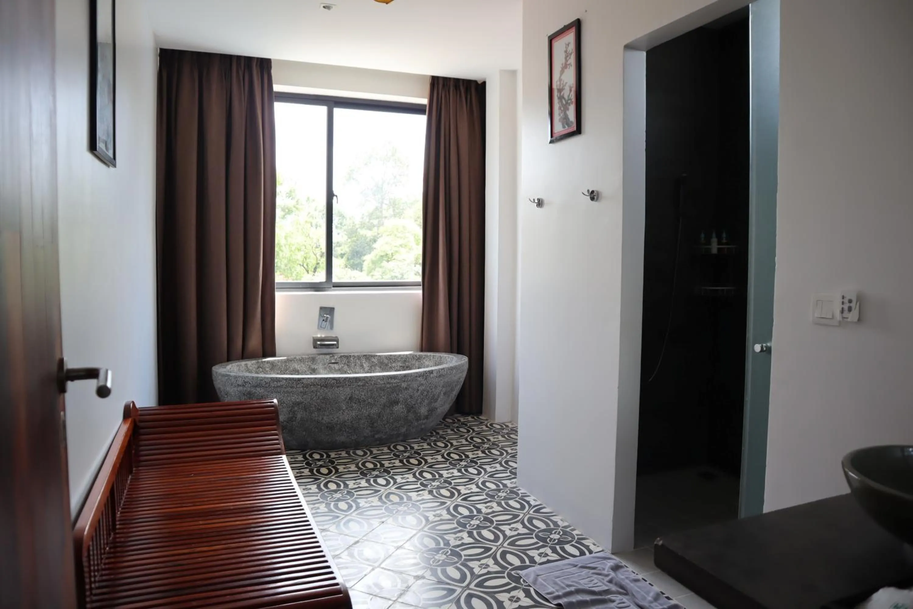 Bathroom, Bed in Siem Reap Palace Hotel & Spa