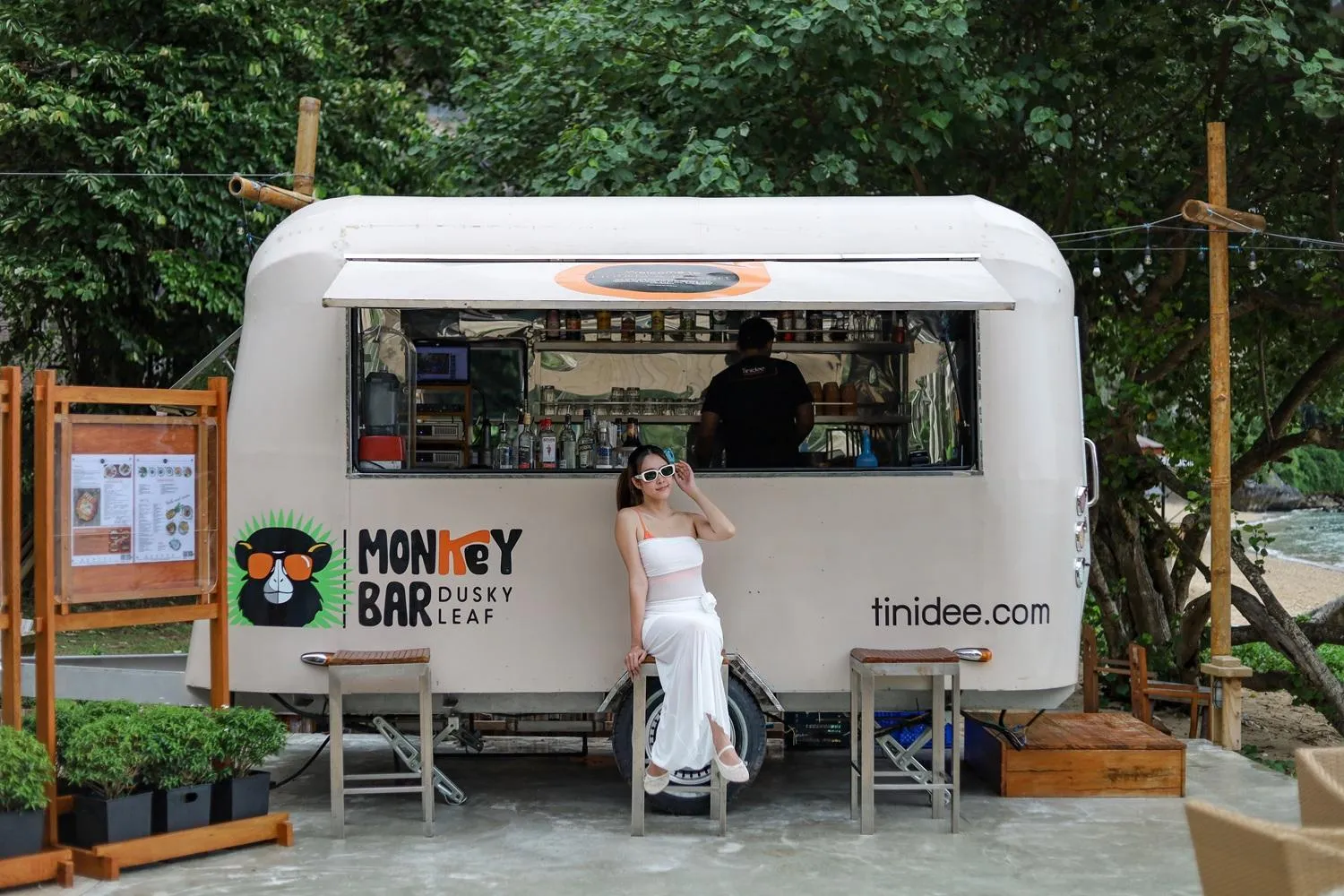 Lounge or bar in Tinidee Hideaway Tonsai Beach Krabi