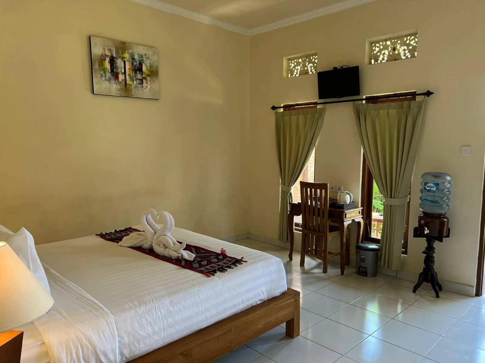 Bed in Ayuna Family Ubud