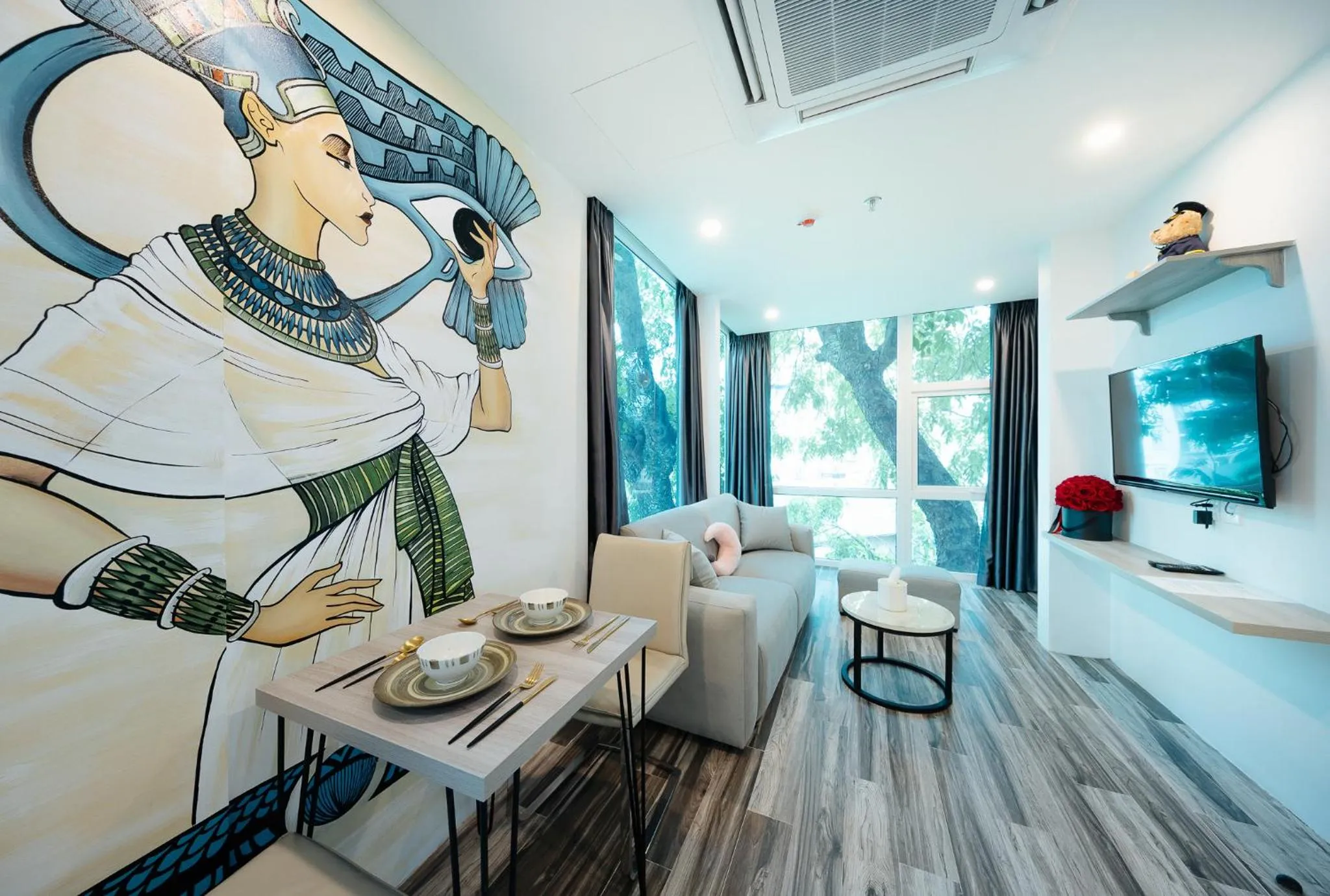 Living room in Su Casa Hanoi Old Quarter