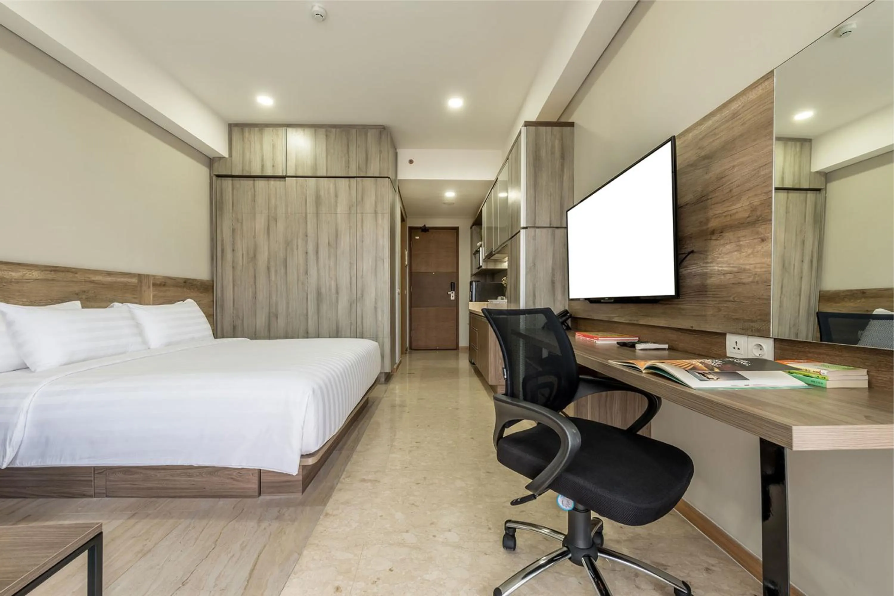 Bed in Grande Valore Hotel Cikarang