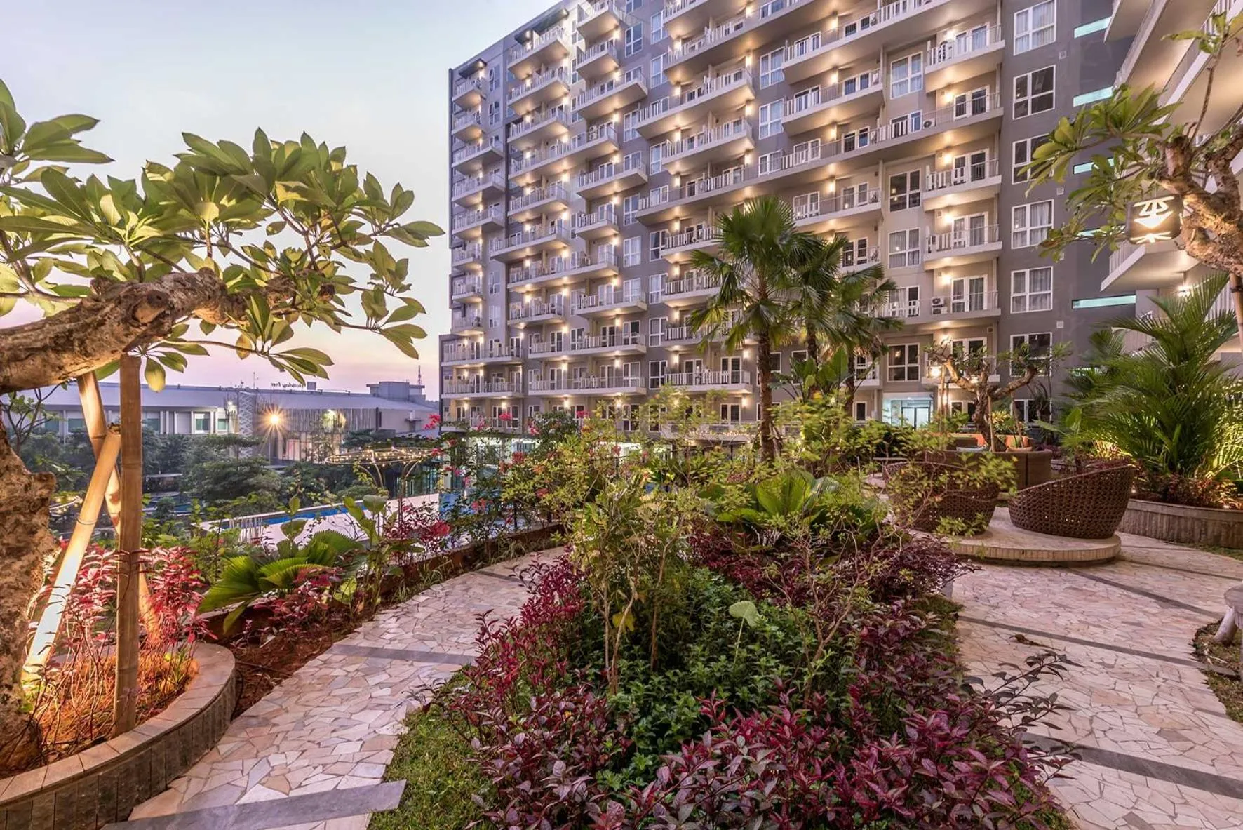Garden in Grande Valore Hotel Cikarang