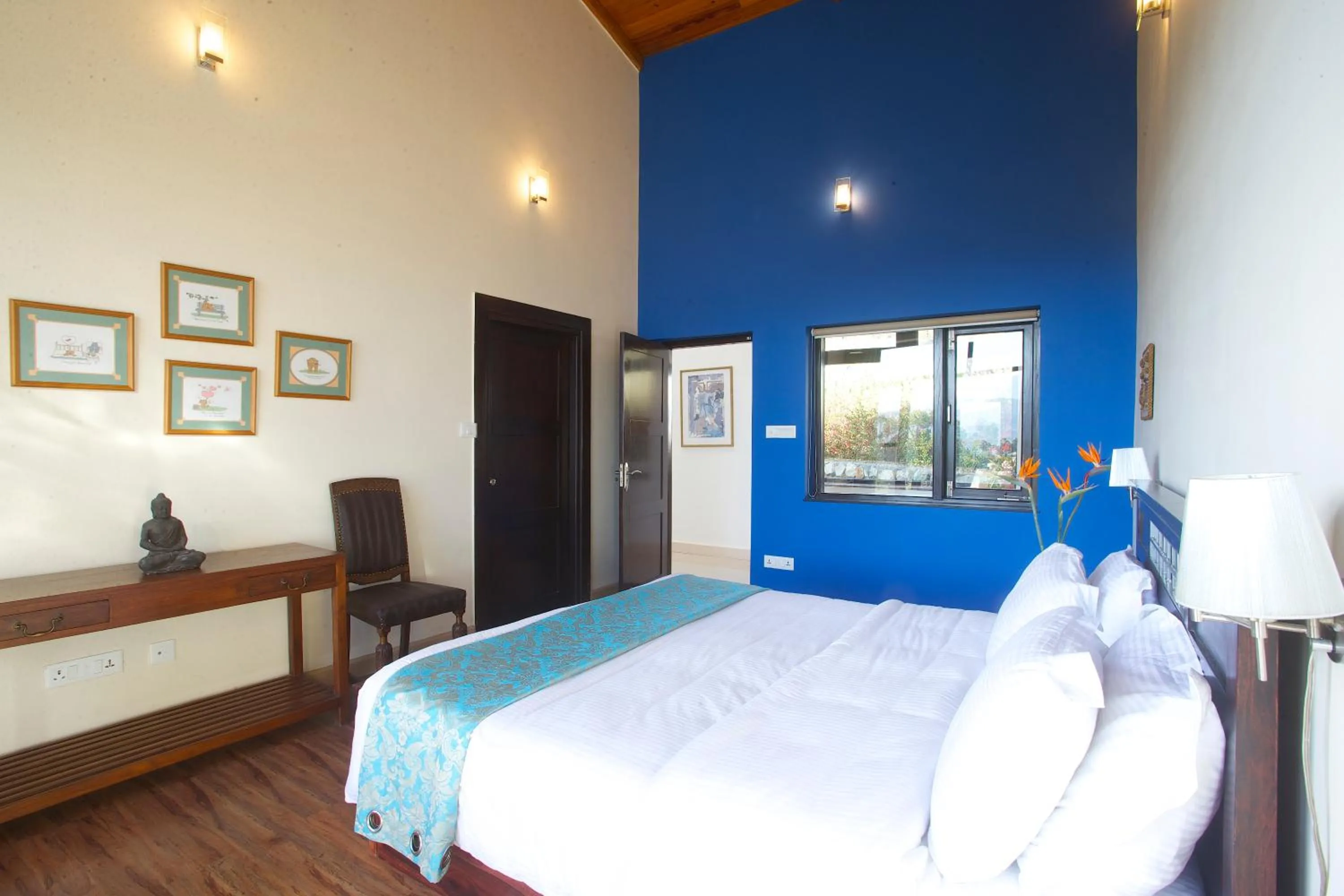 Bed in Tree of Life Junoon in the Hills Kumaon