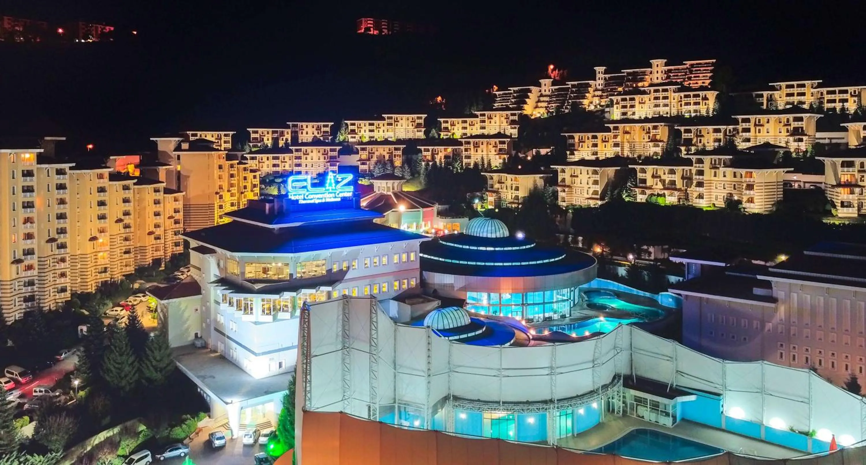 Bird's eye view in Eliz Hotel Convention Center Thermal Spa & Wellnes