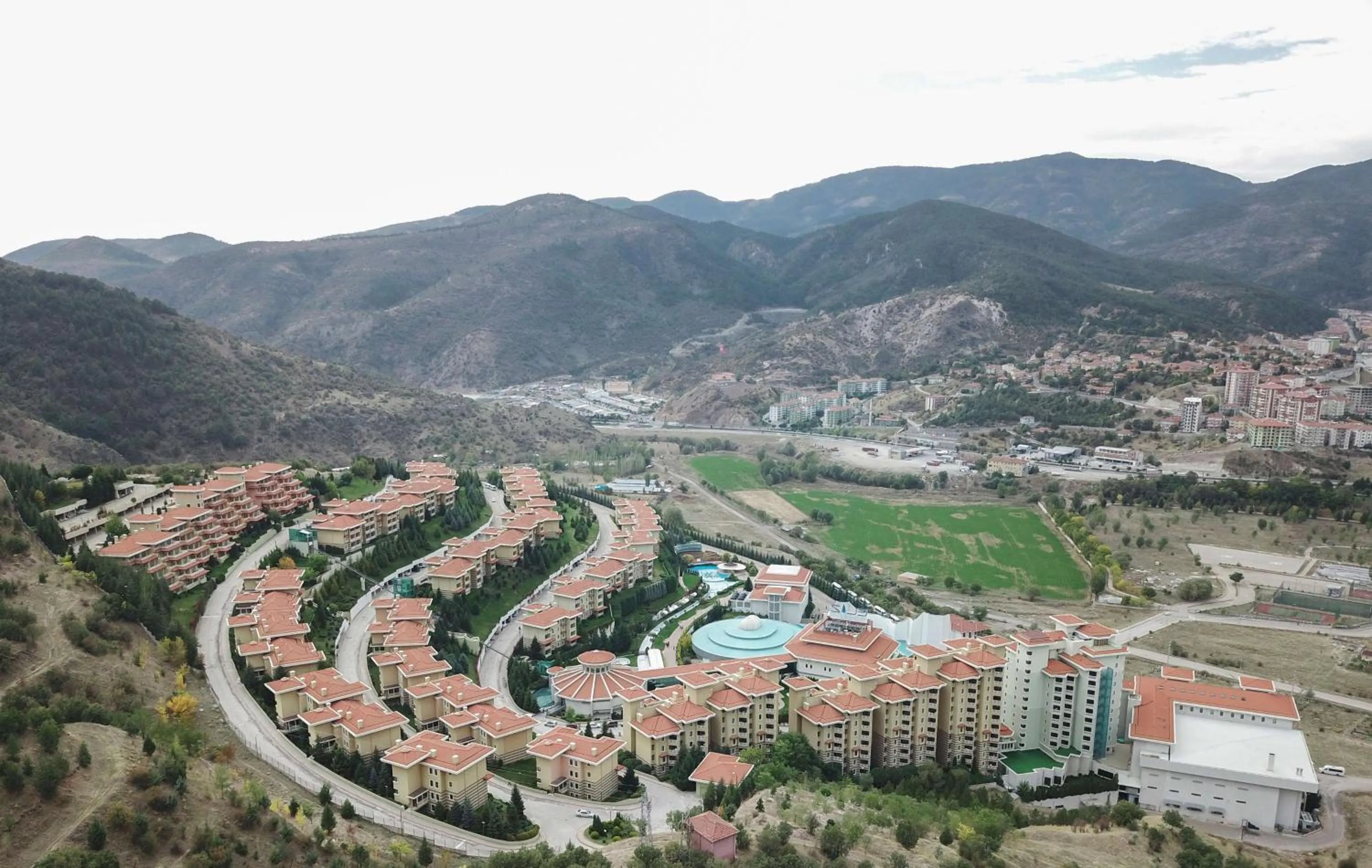 Bird's eye view in Eliz Hotel Convention Center Thermal Spa & Wellnes