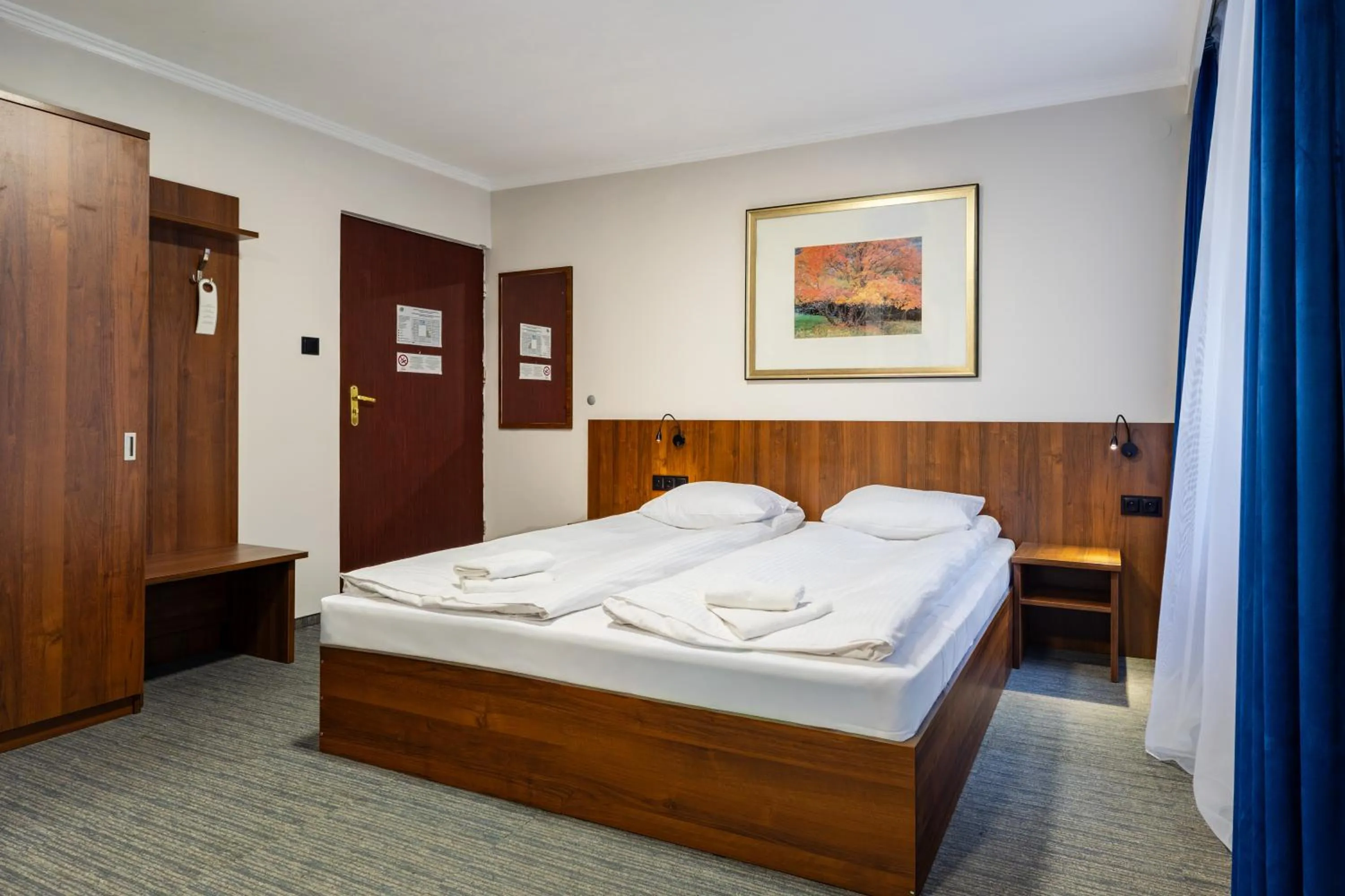 Bed in Noclegi Hit Rooms & Apartments