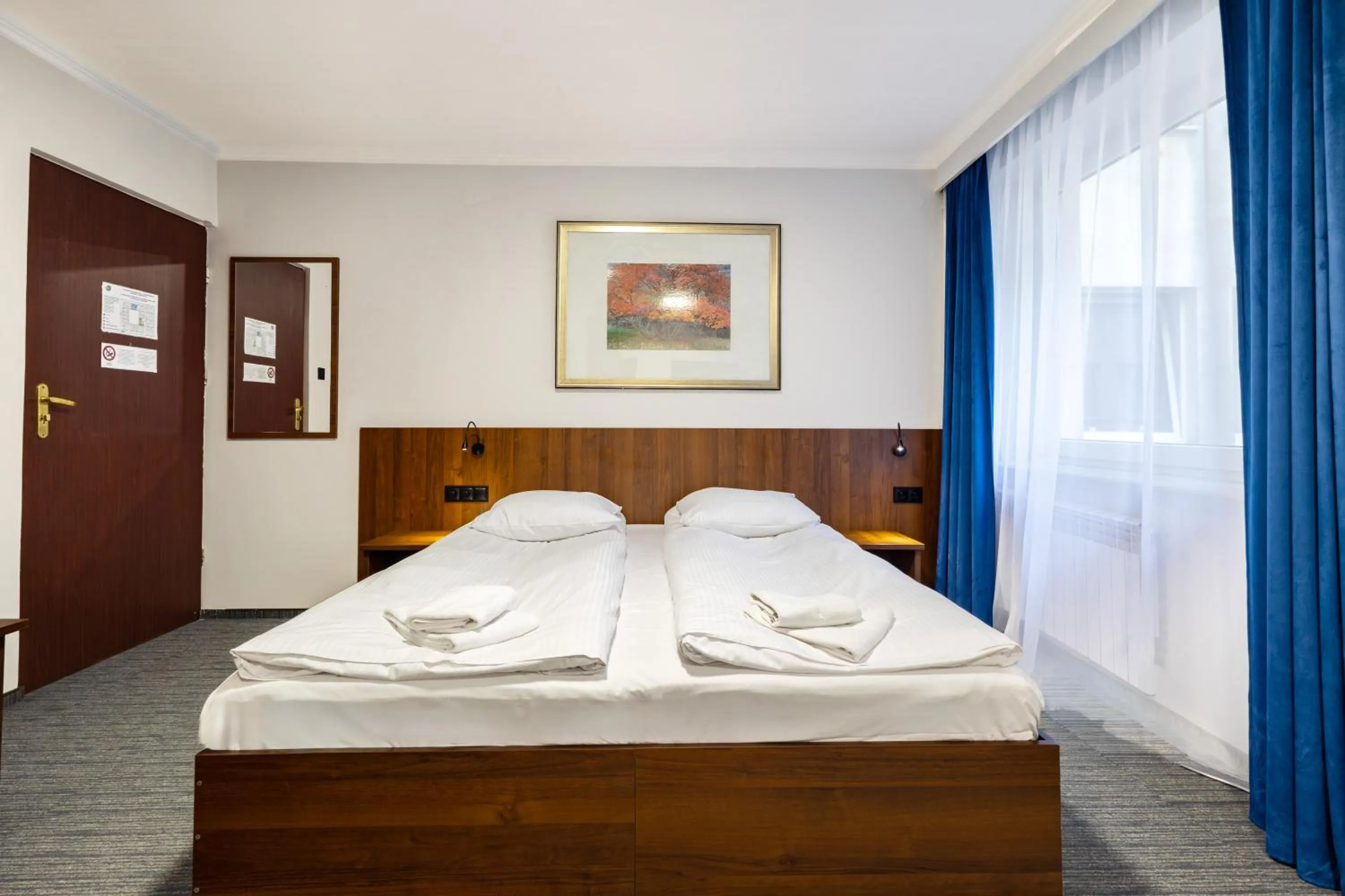 Bed in Noclegi Hit Rooms & Apartments