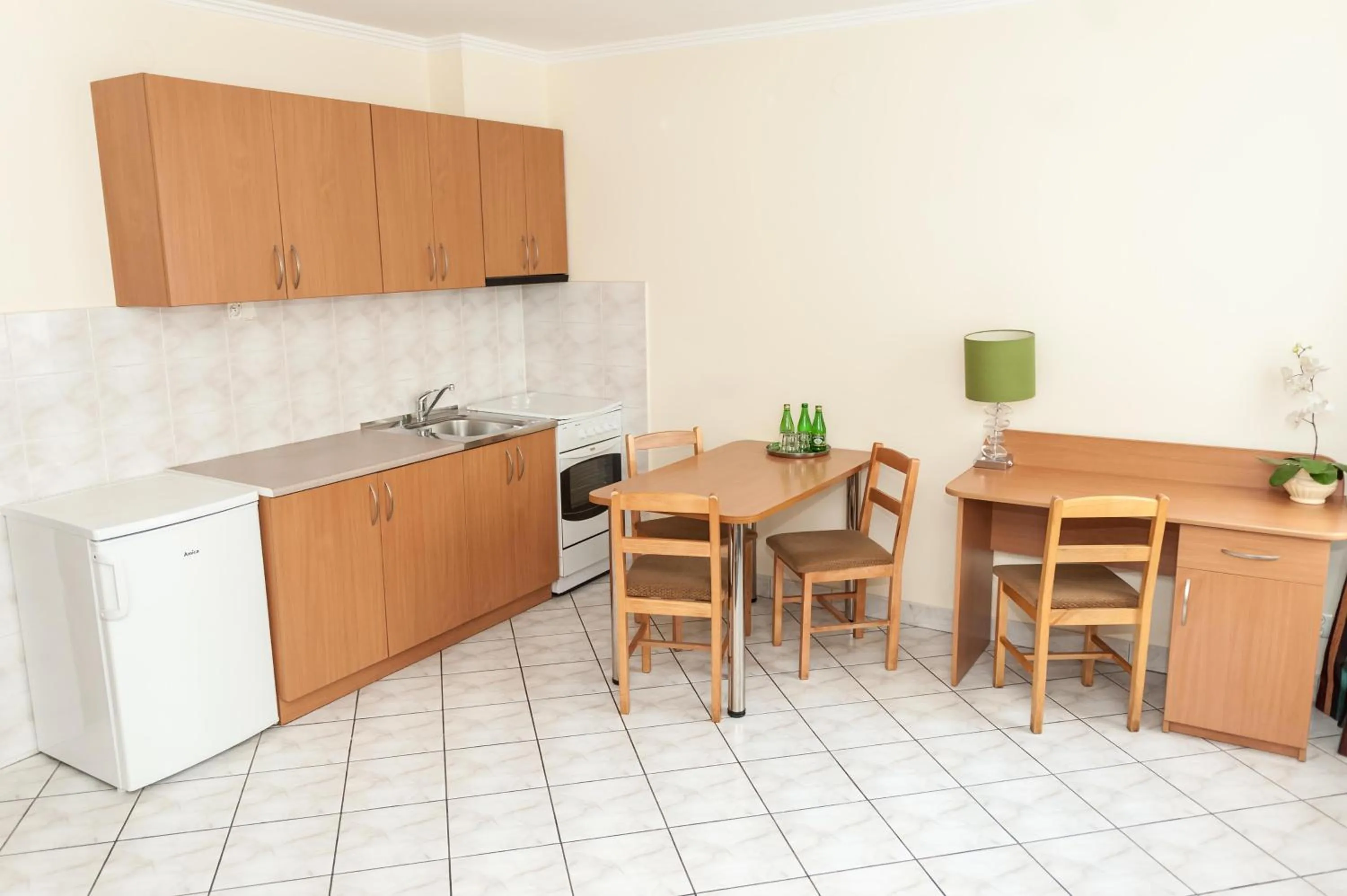 Kitchen or kitchenette in Noclegi Hit Rooms & Apartments