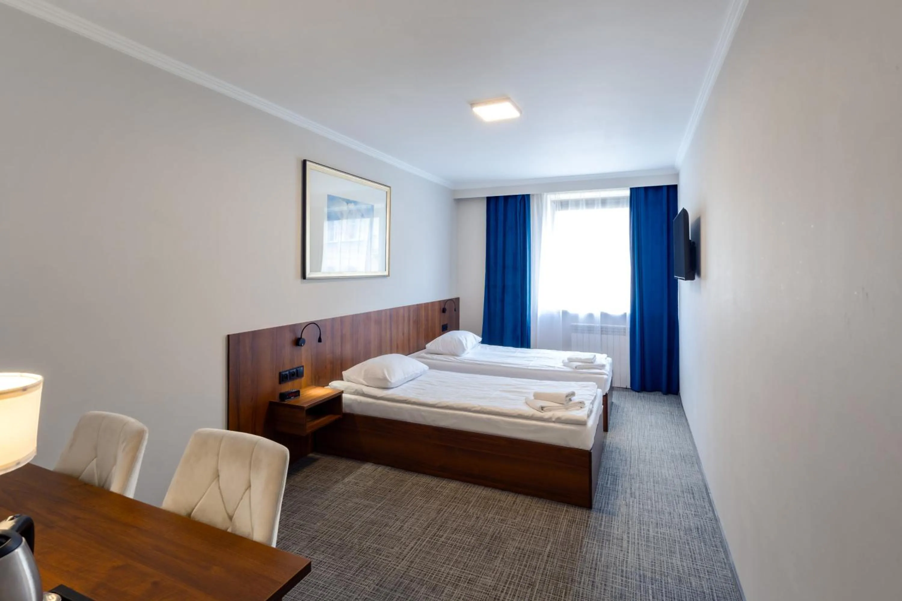 Bed in Noclegi Hit Rooms & Apartments