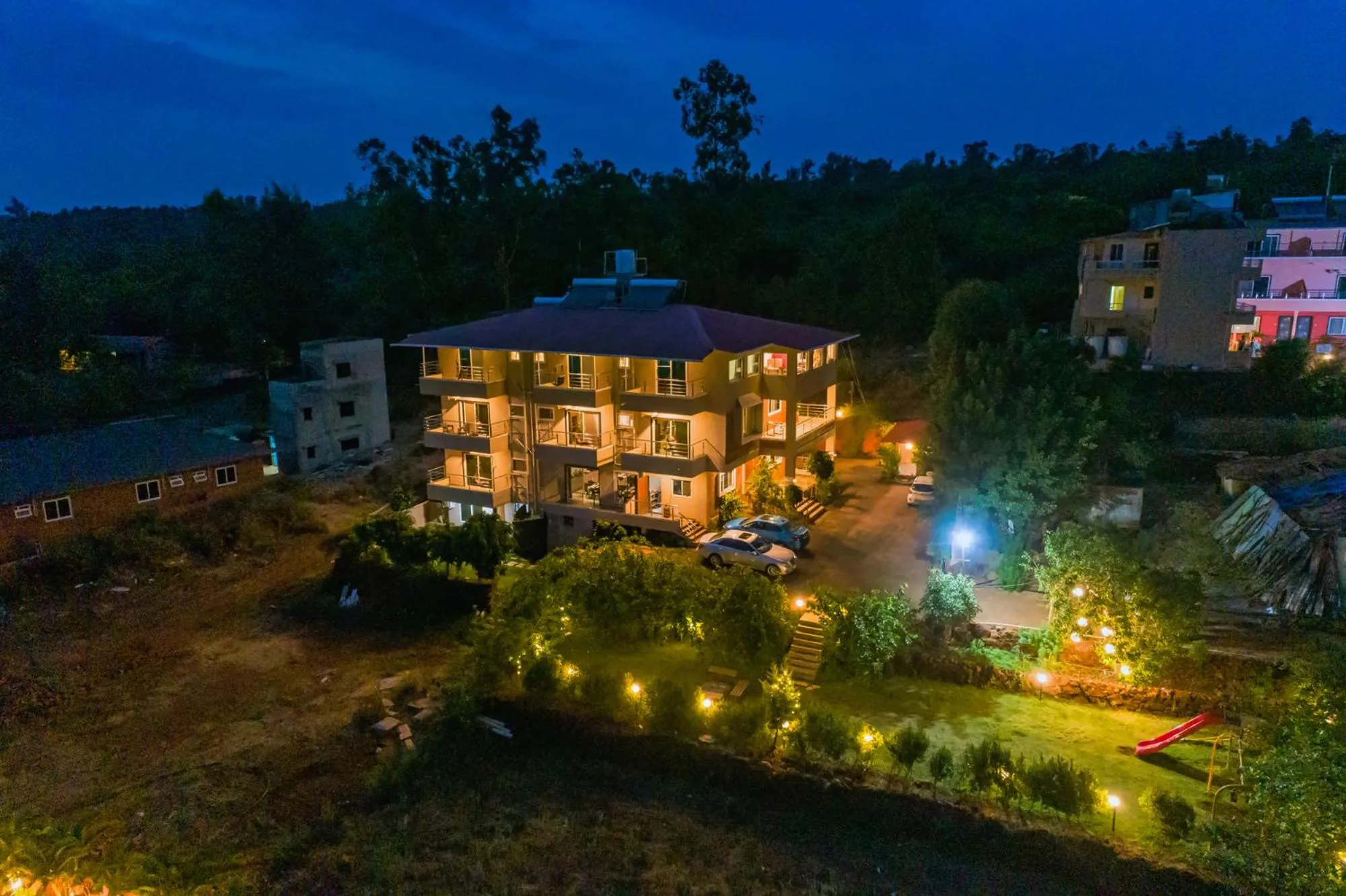 Property building in Hotel Mahabaleshwar Fragrance