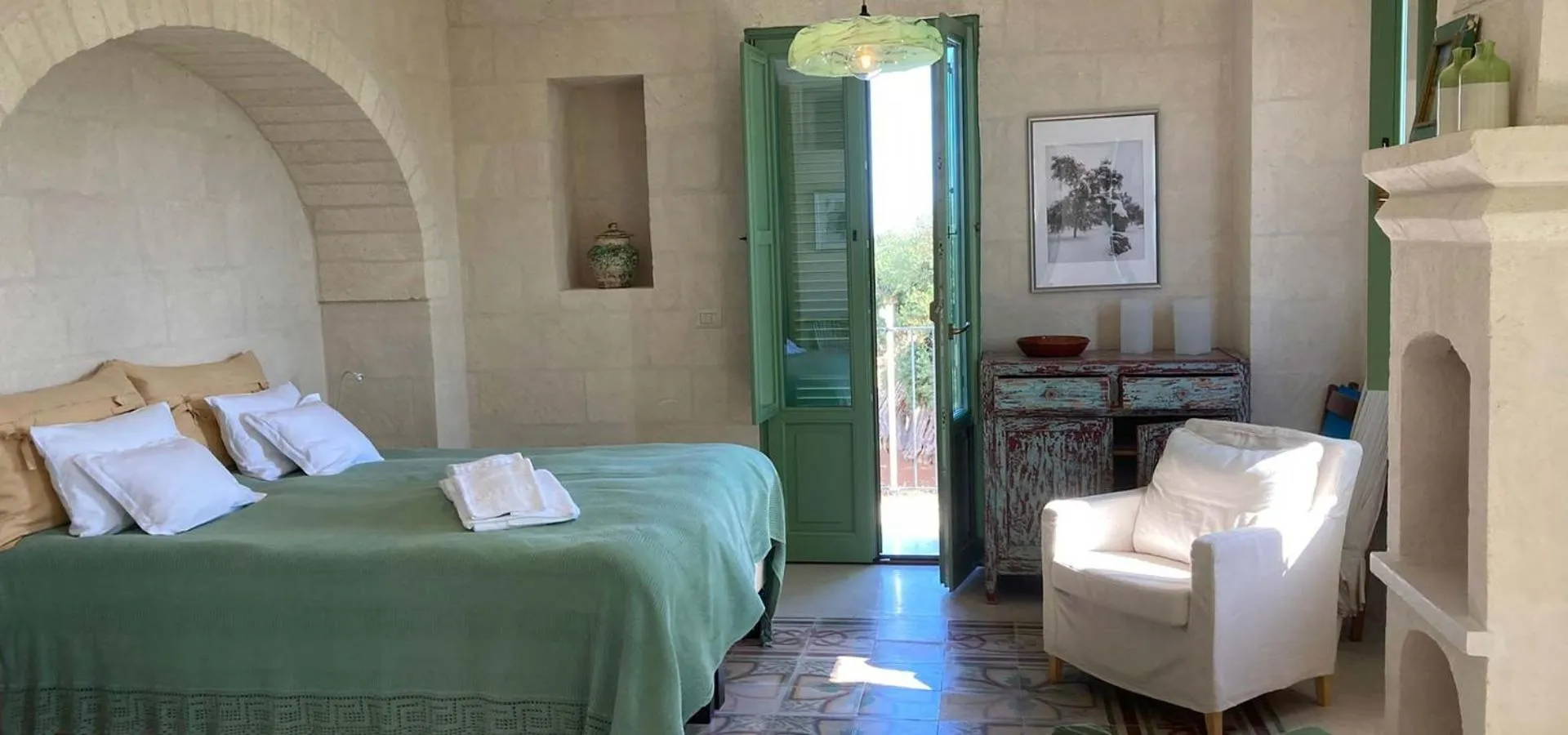 Bed in Boutique Hotel Masseria Sottomasi