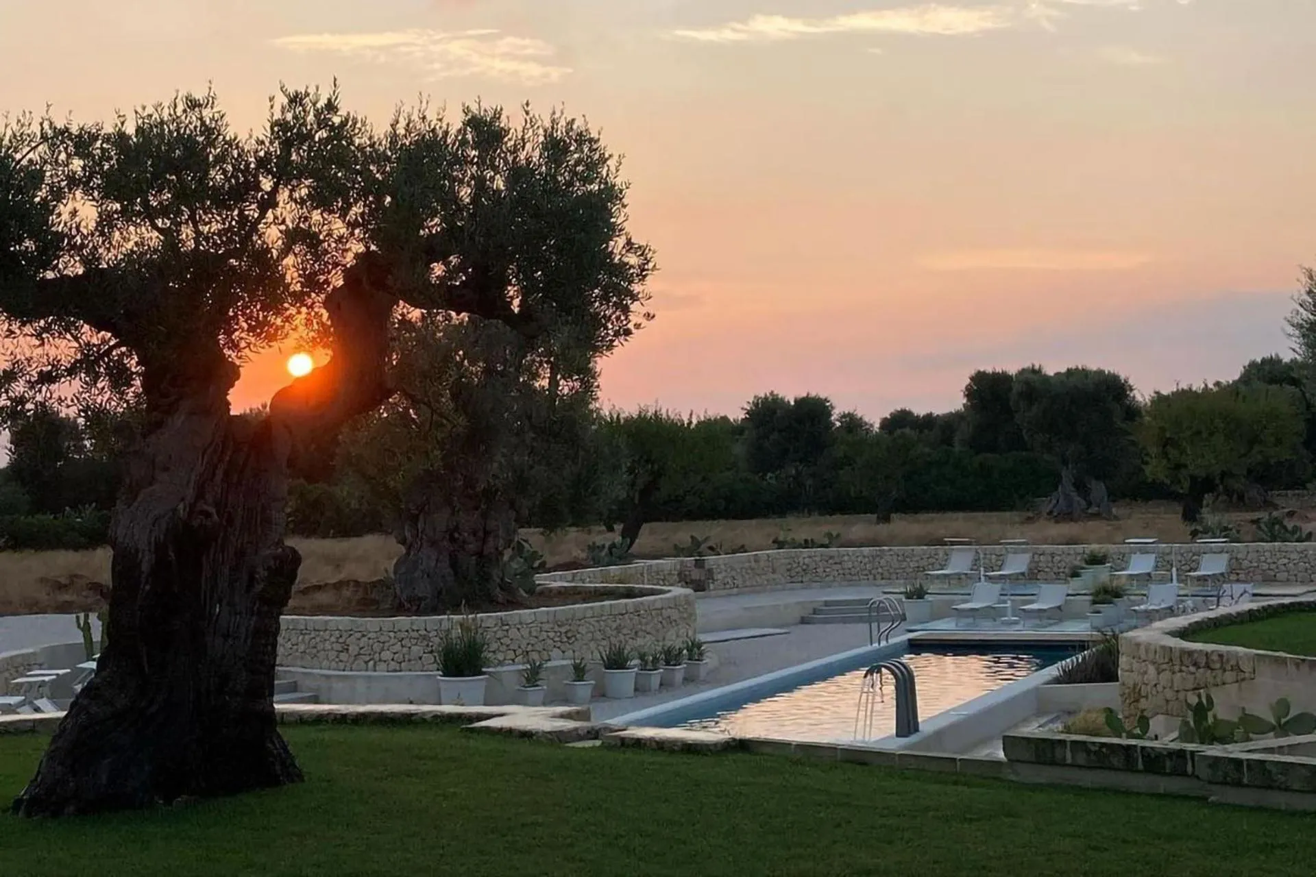 Swimming pool in Boutique Hotel Masseria Sottomasi