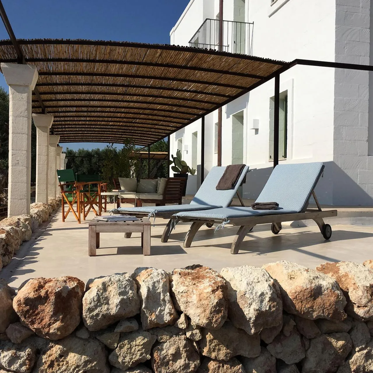 Balcony/Terrace in Boutique Hotel Masseria Sottomasi