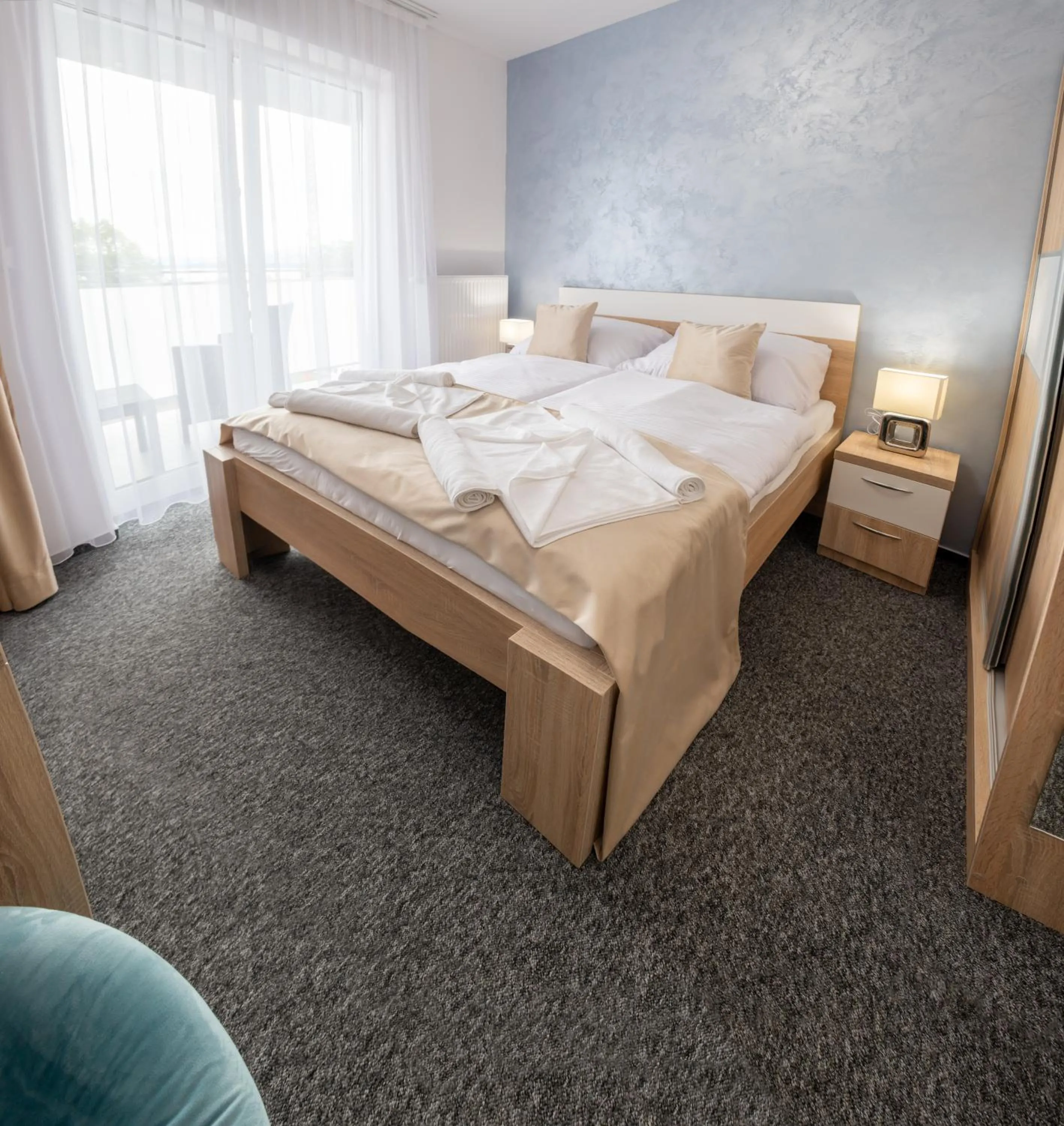 Bed in Hotel Prístav