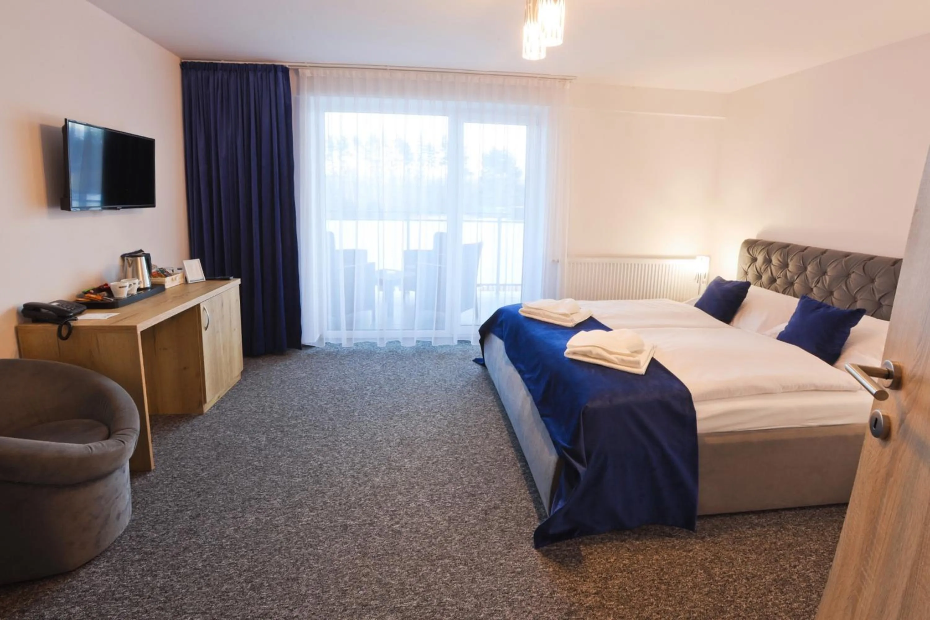 Bed in Hotel Prístav