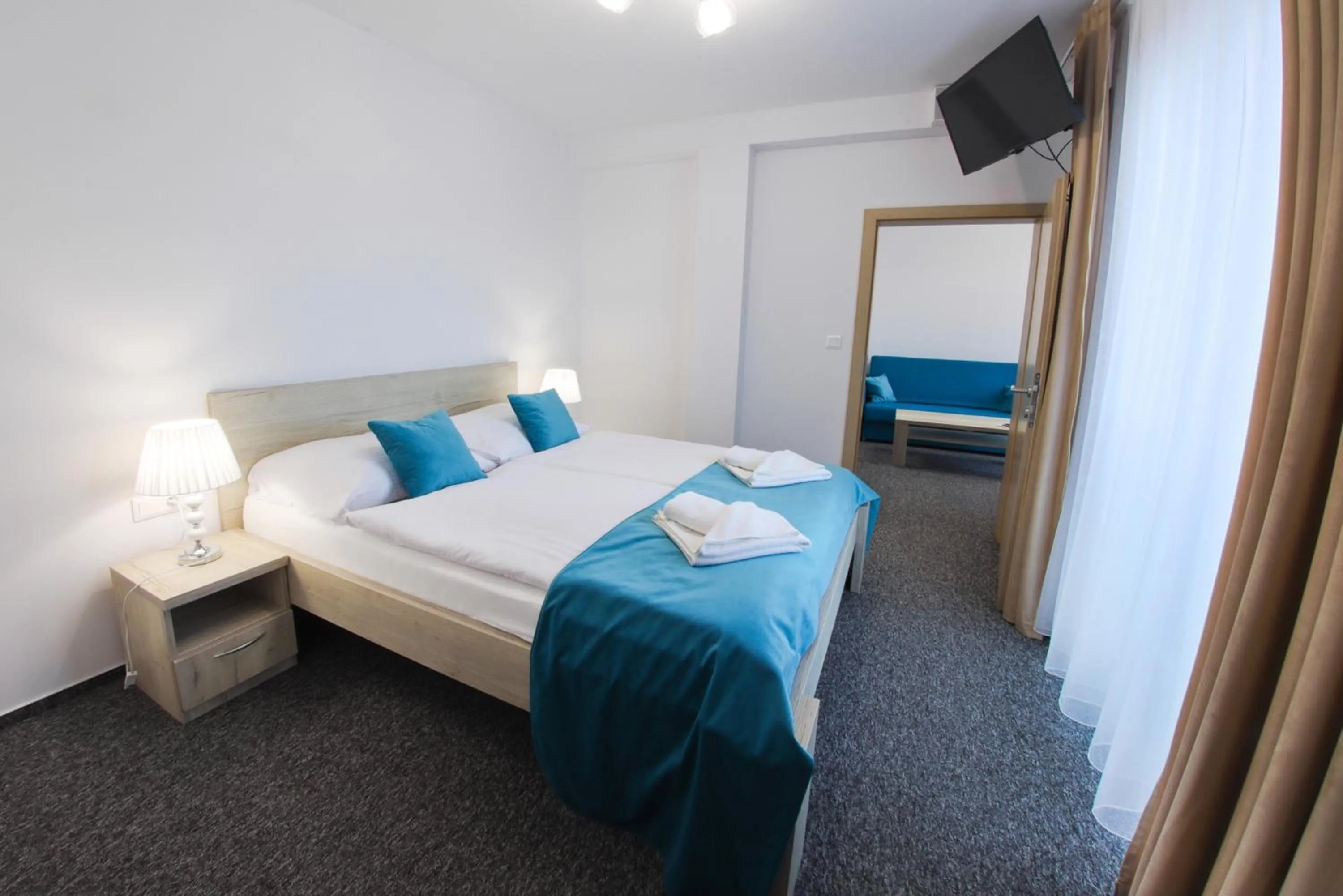 Bed in Hotel Prístav