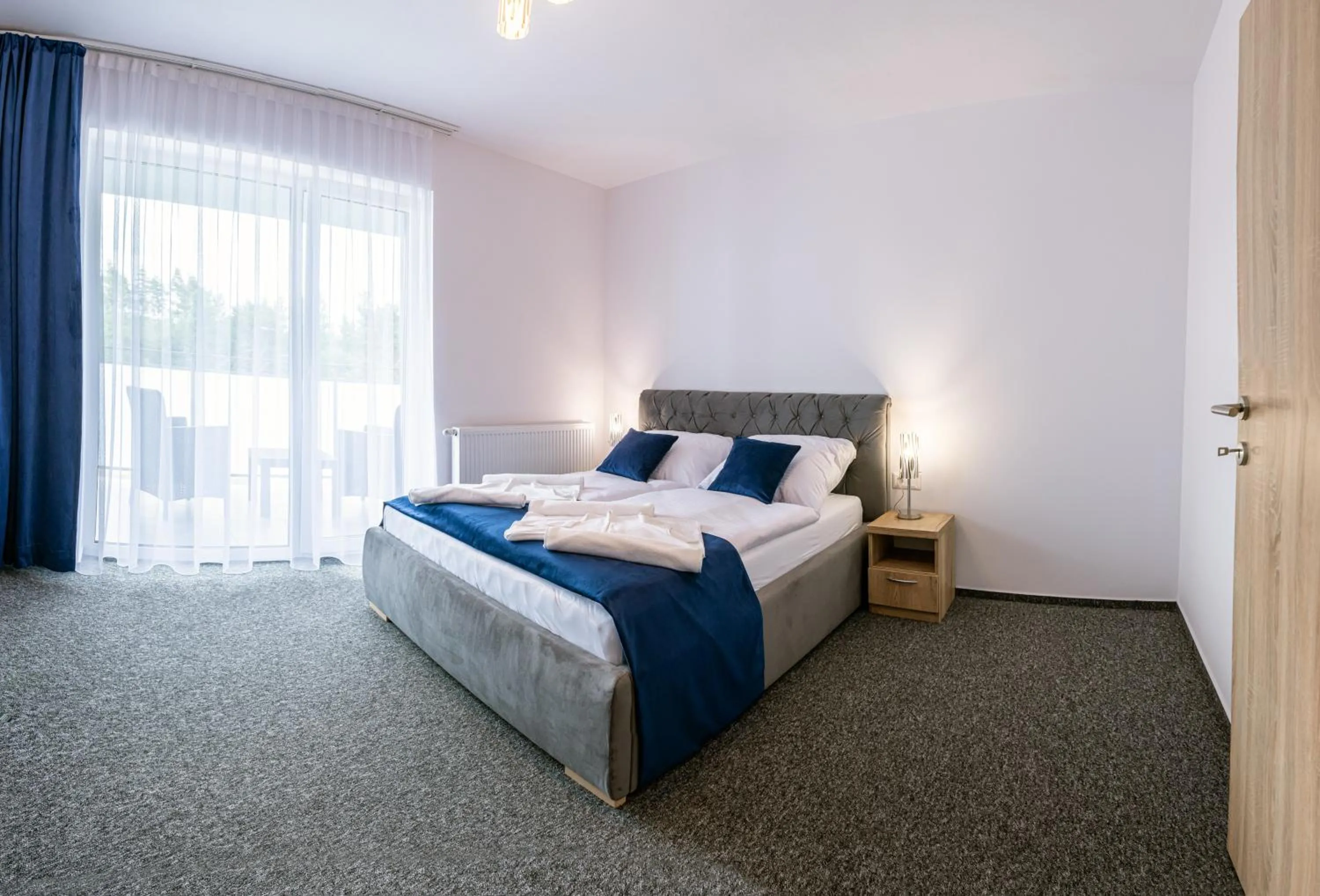 Bed in Hotel Prístav