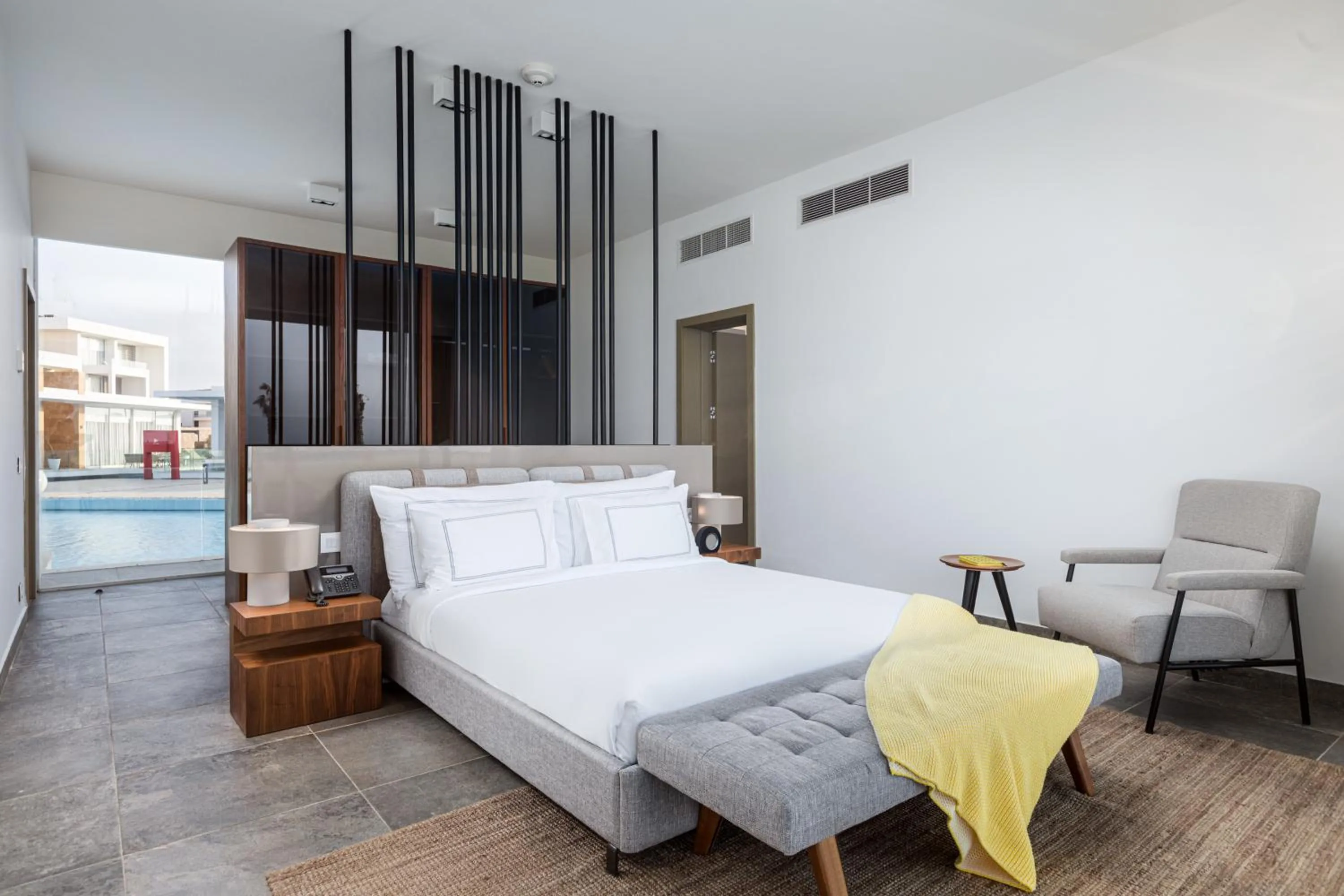 Bed in The G Hotel Seashell