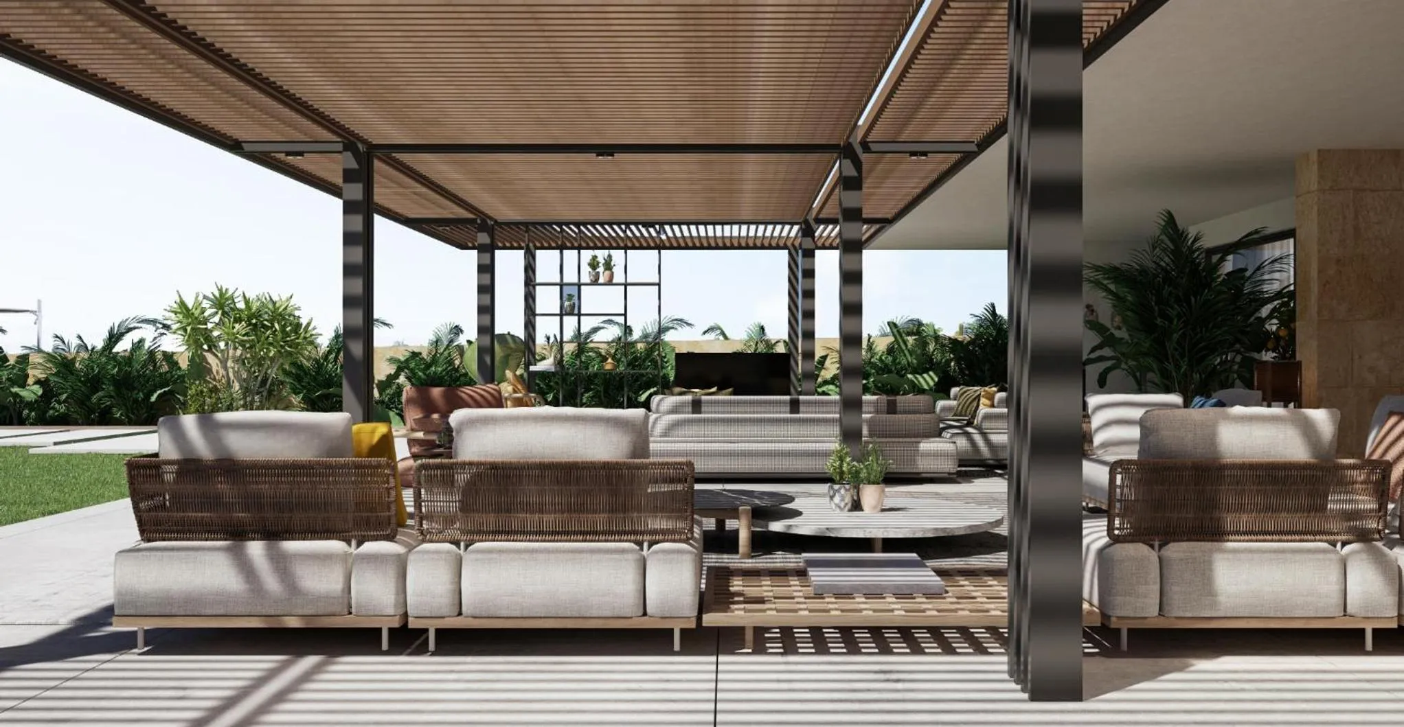 Patio in The G Hotel Seashell