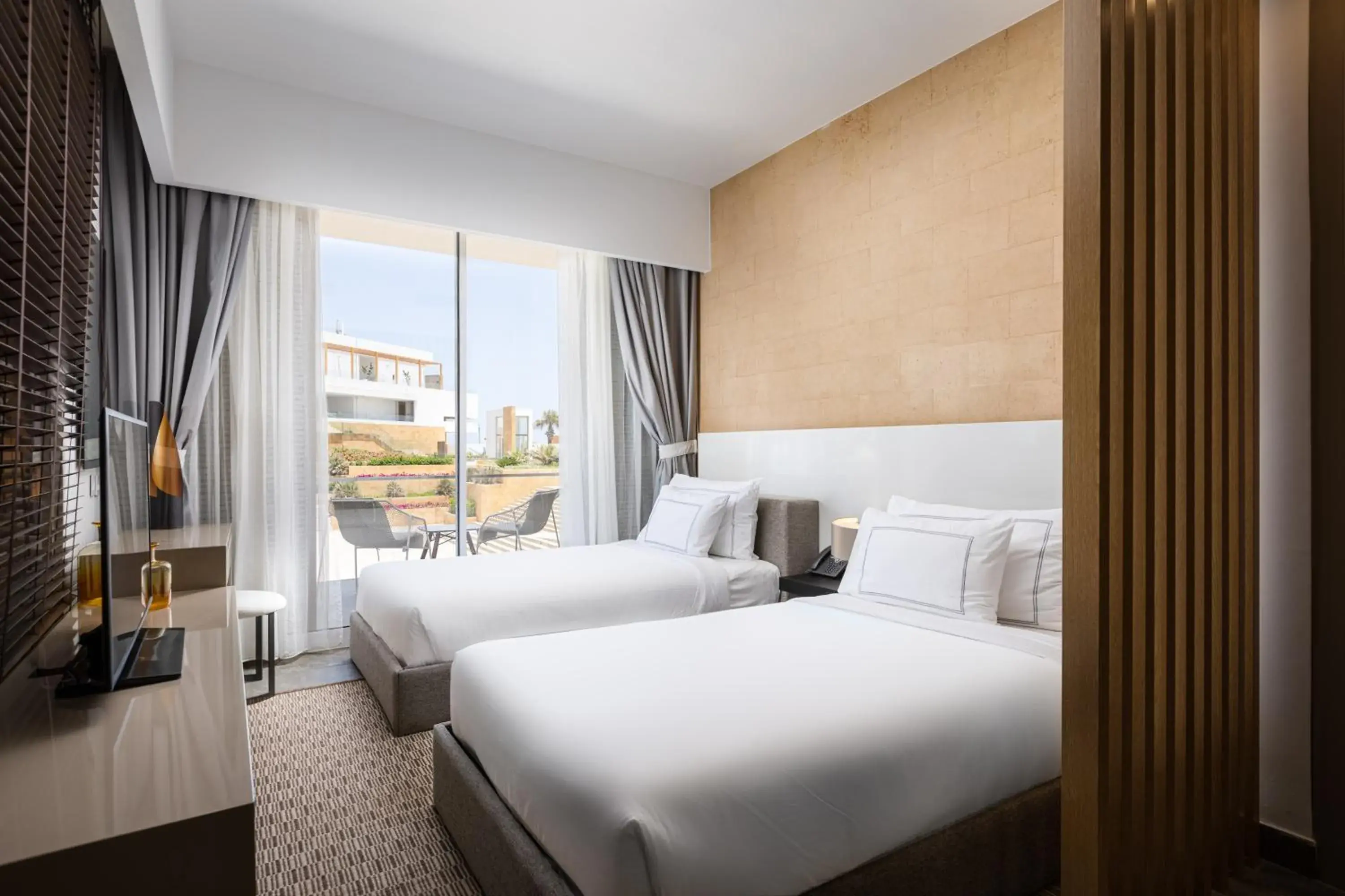 Deluxe Twin Room with Pool View in The G Hotel Seashell Deluxe Twin Room with Pool View in The G Hotel Seashell