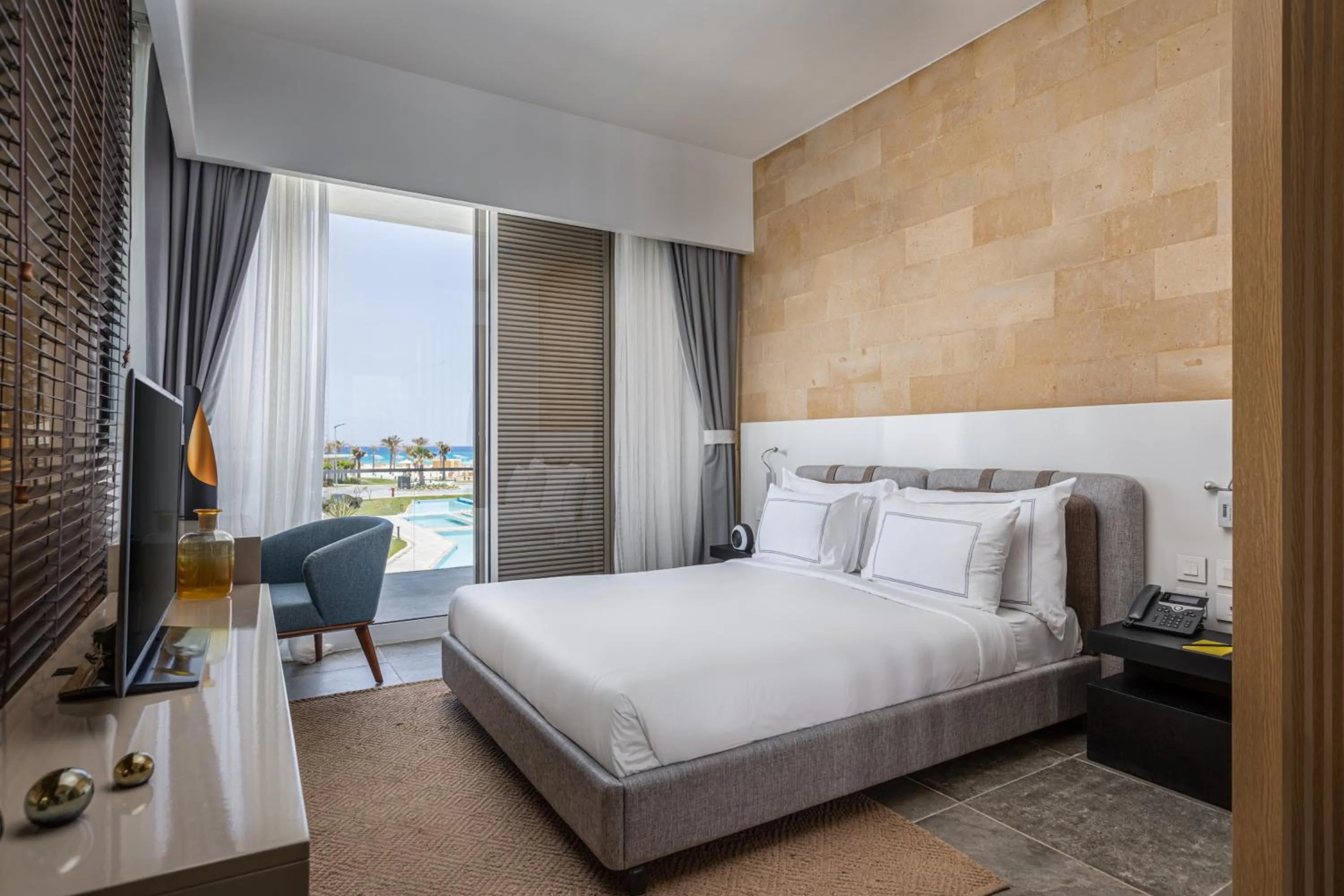 Bed in The G Hotel Seashell