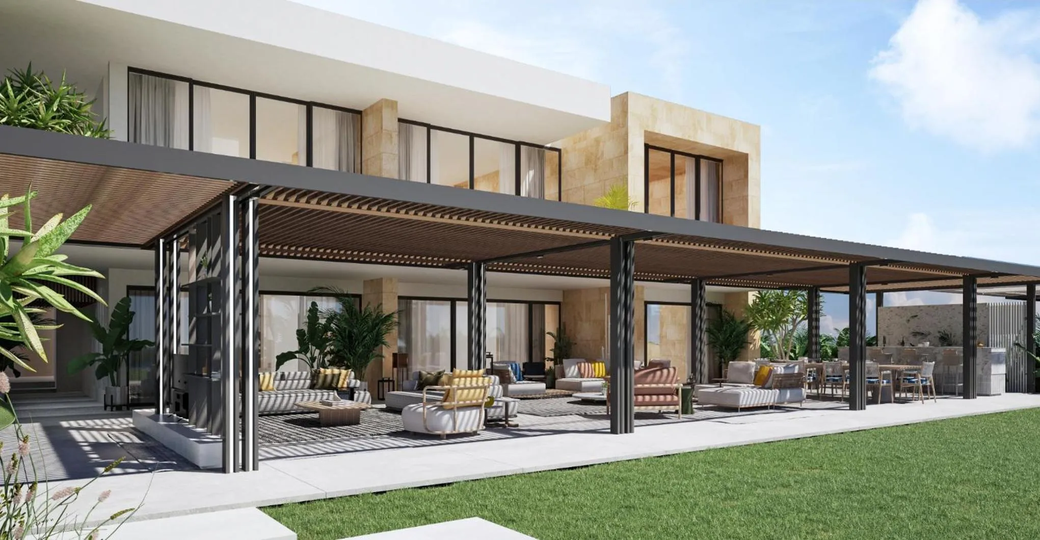 Patio in The G Hotel Seashell