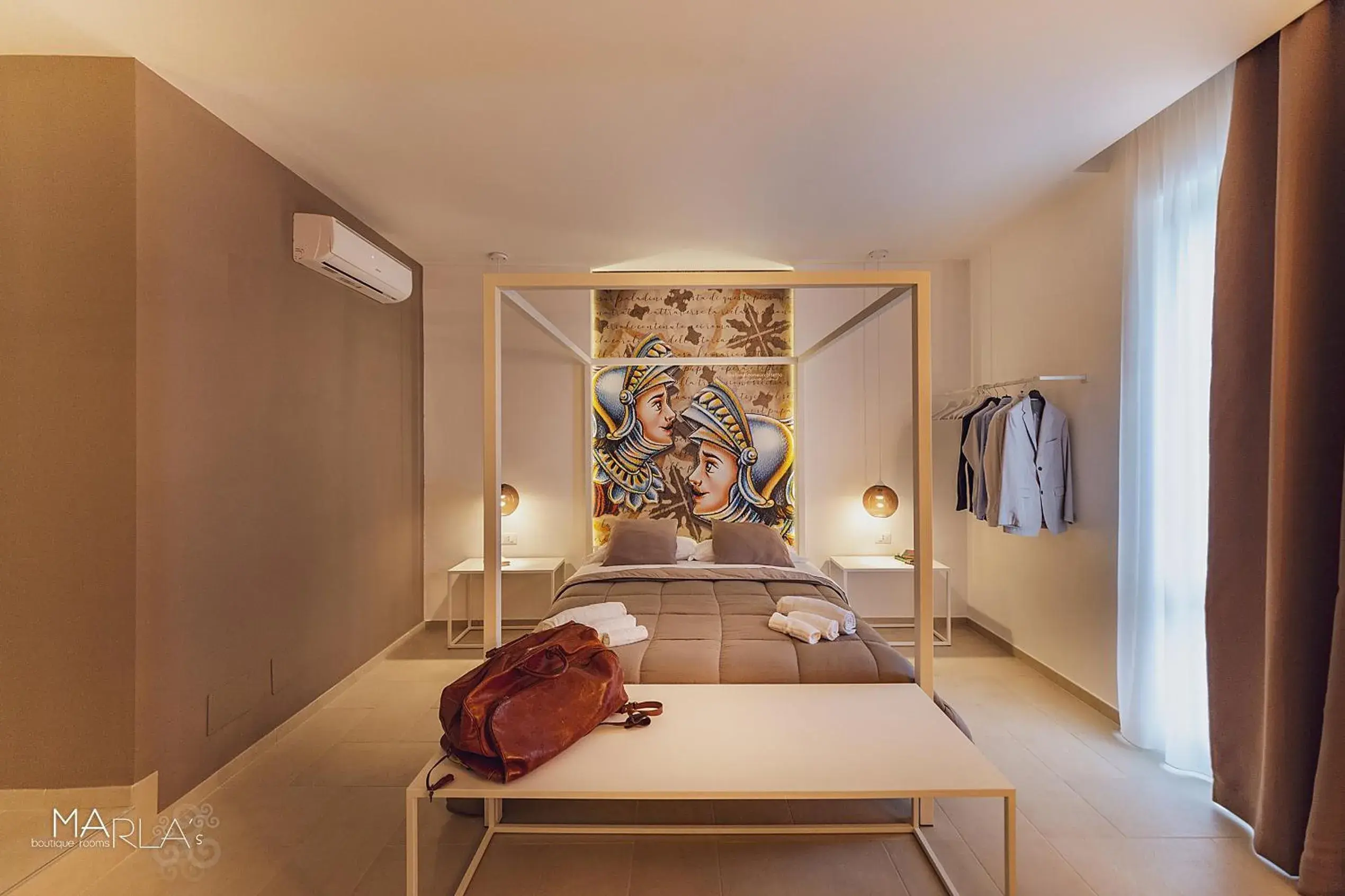 Quadruple Room with Balcony and Private Bathroom in Marla's boutique rooms Quadruple Room with Balcony and Private Bathroom in Marla's boutique rooms