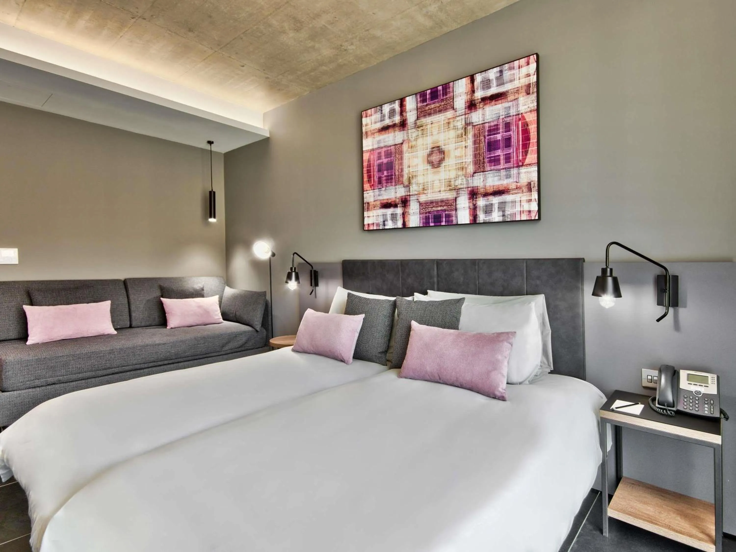 Bedroom, Bed in Number 11 St Julian's Malta - Handwritten Collection