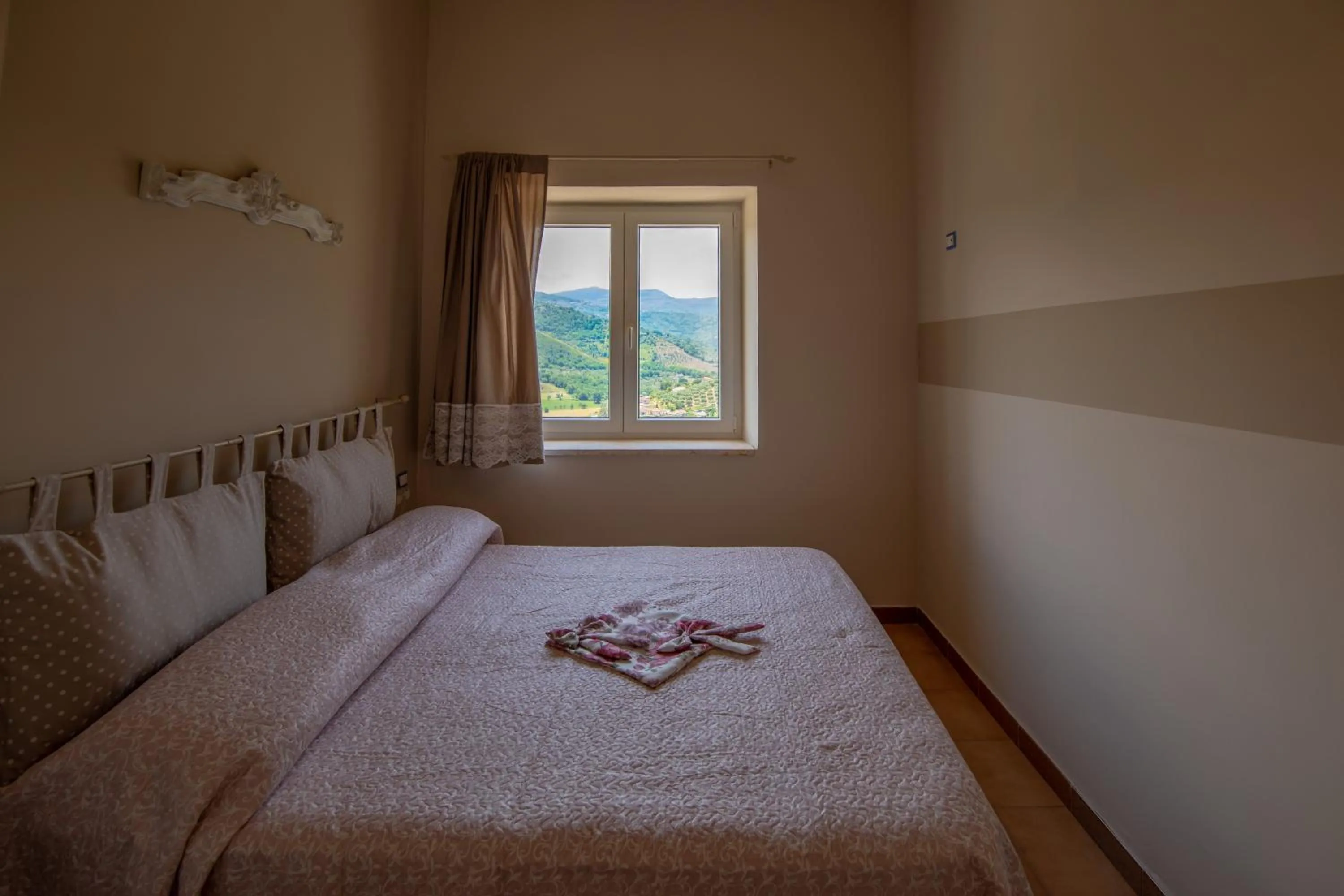 Bedroom, Bed in Il Panorama Housing Cilento