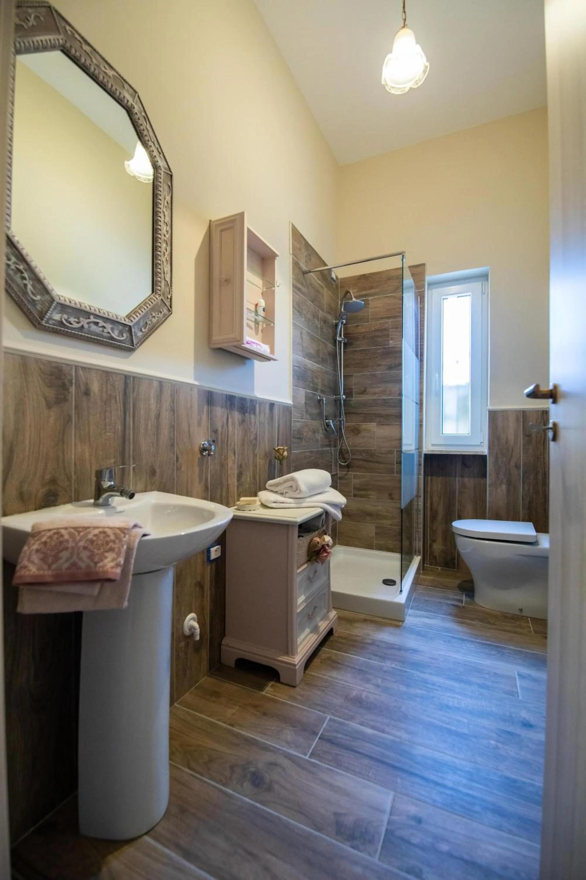 Shower in Il Panorama Housing Cilento