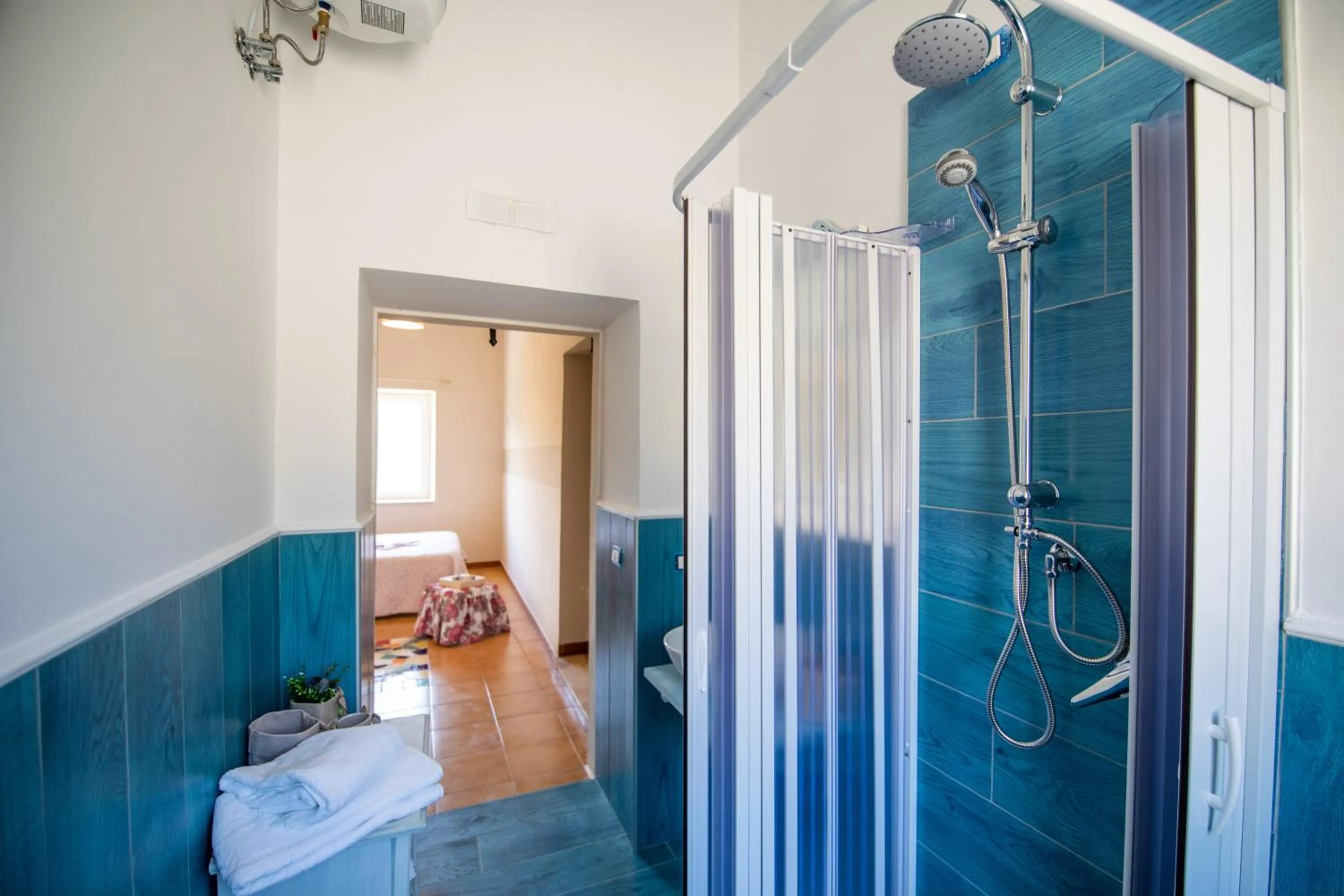 Shower in Il Panorama Housing Cilento