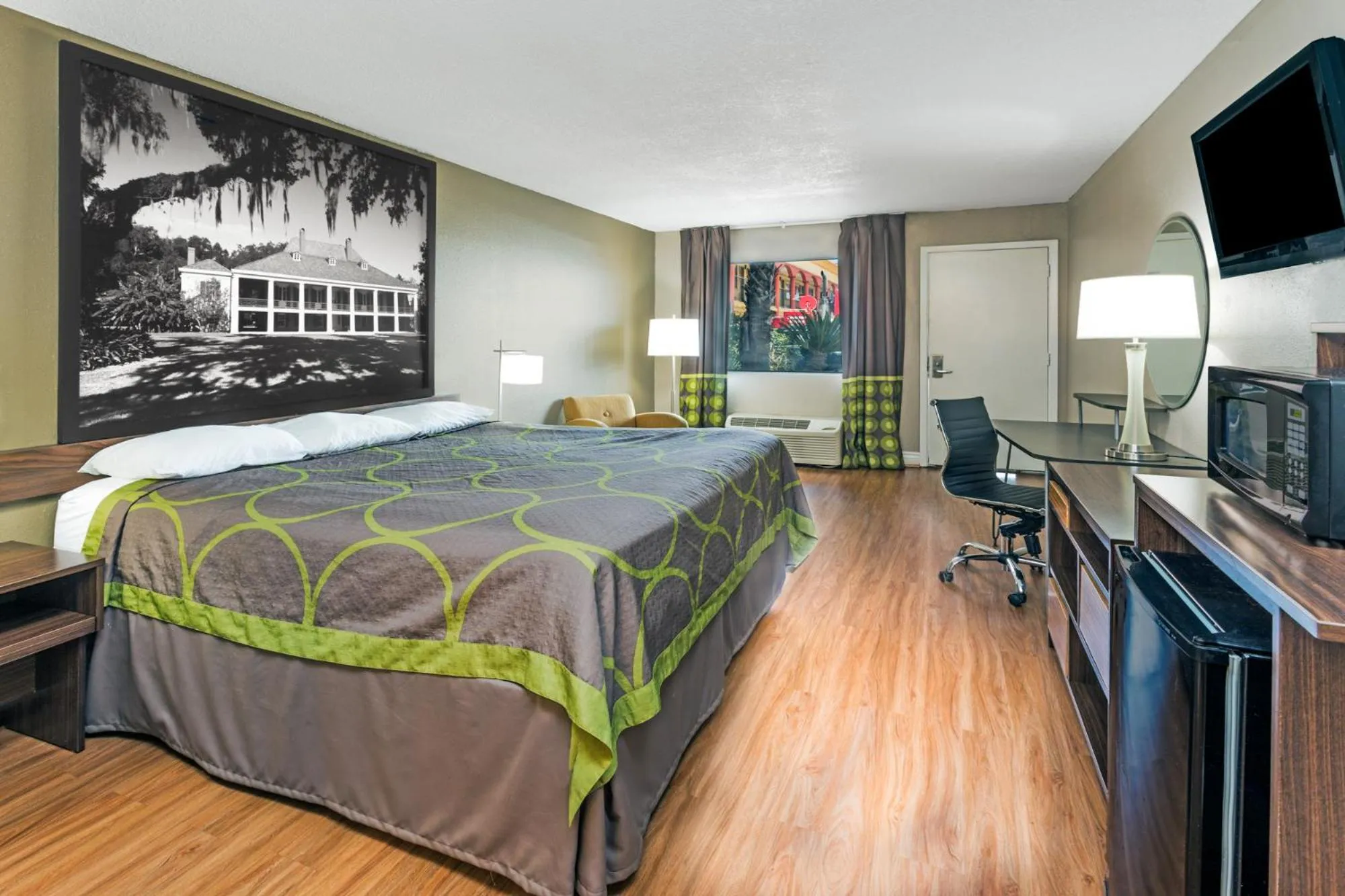Bed in Super 8 by Wyndham Opelousas