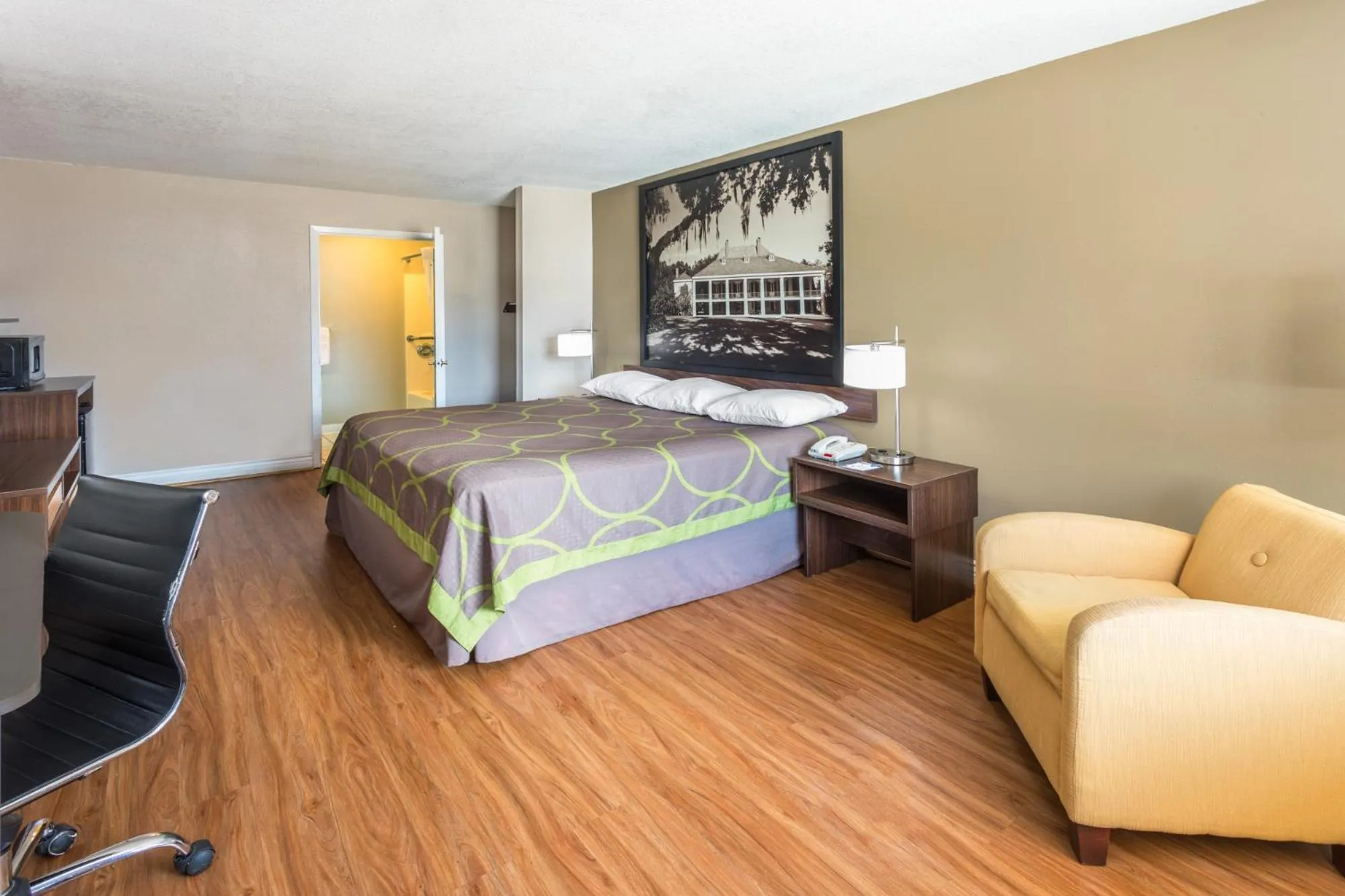 Bed in Super 8 by Wyndham Opelousas