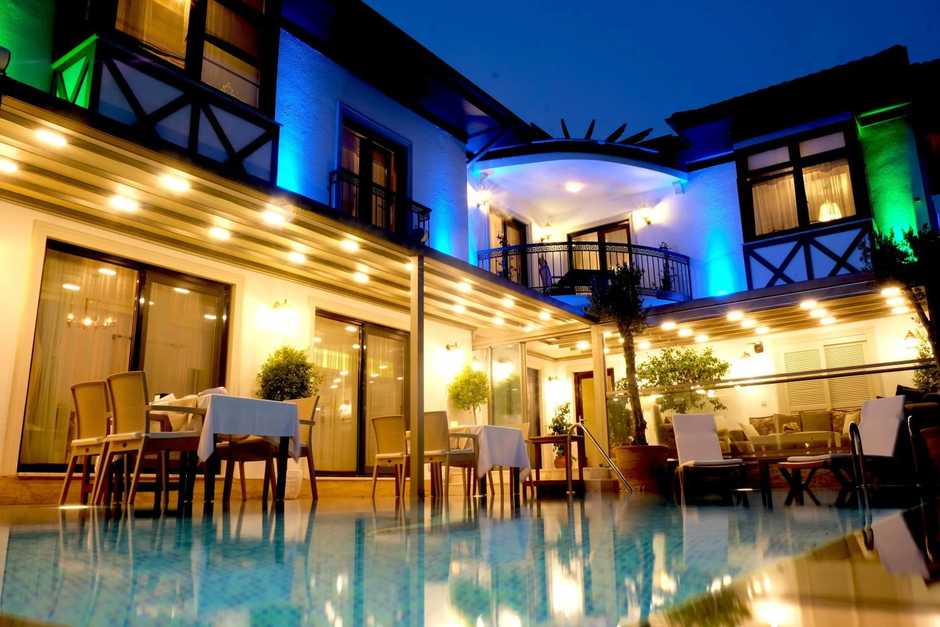 Swimming pool in Egehan Butik Hotel Dalyan