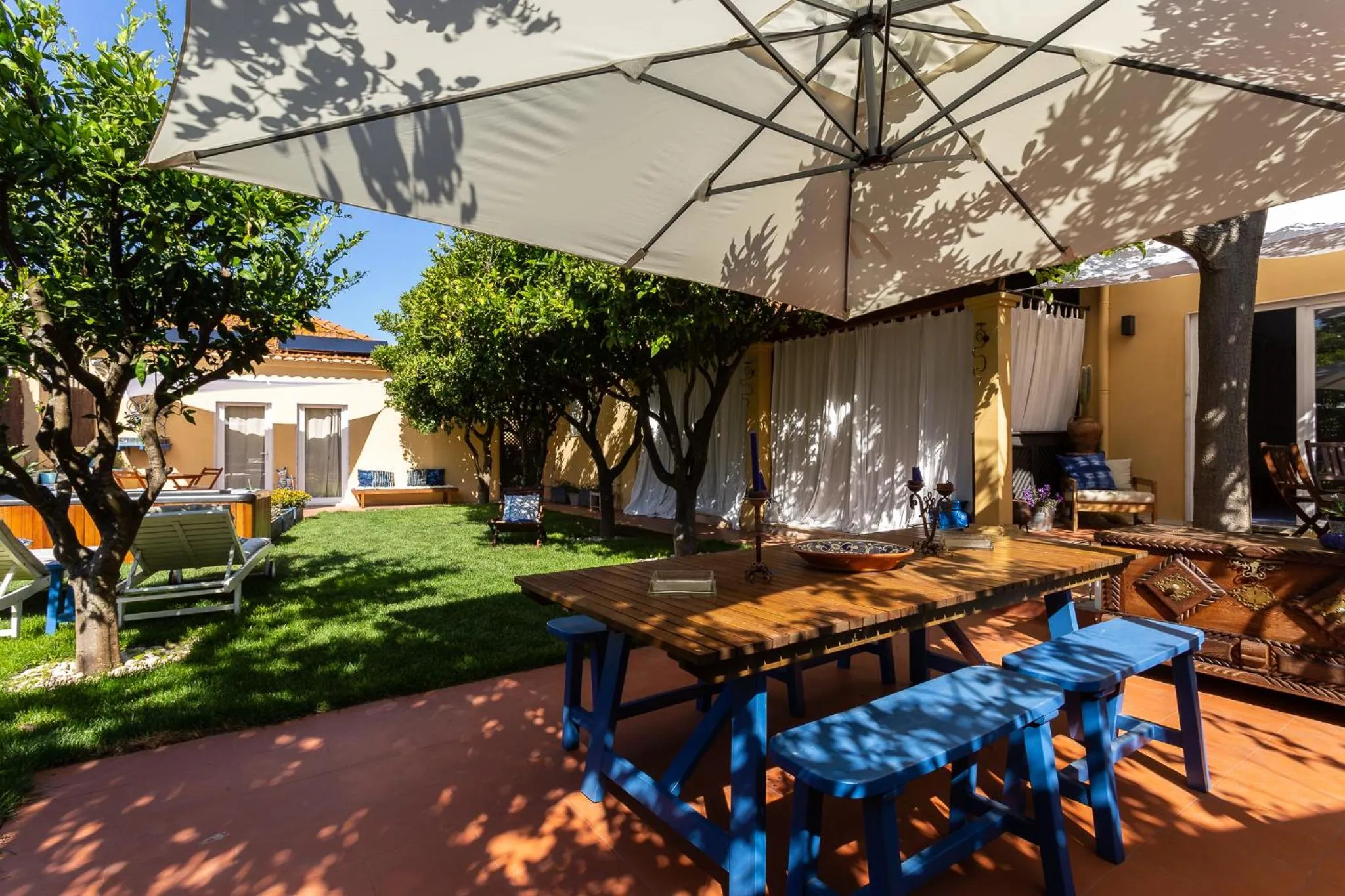 Garden in Geronimo Guest House Belém