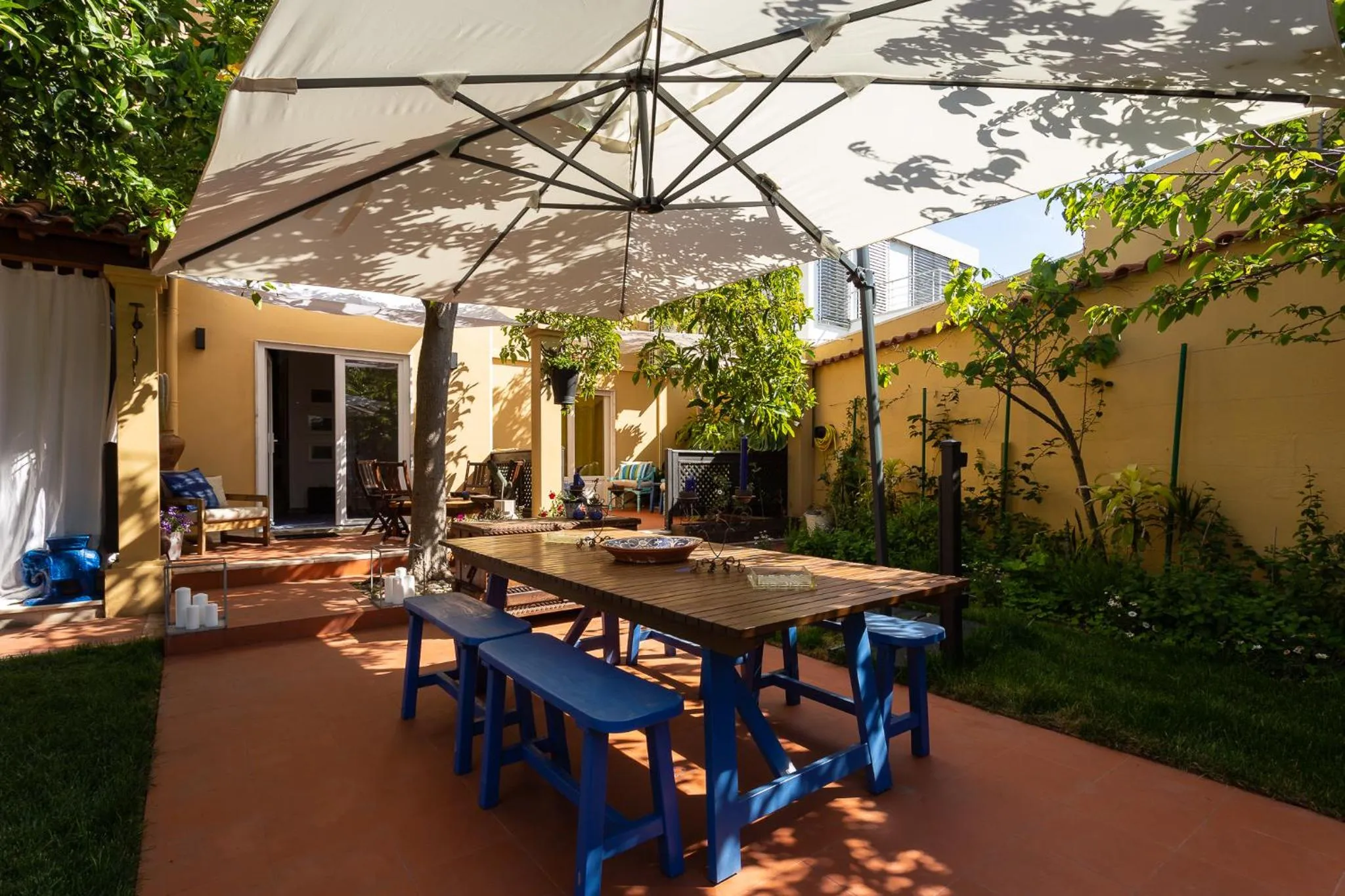 Garden in Geronimo Guest House Belém