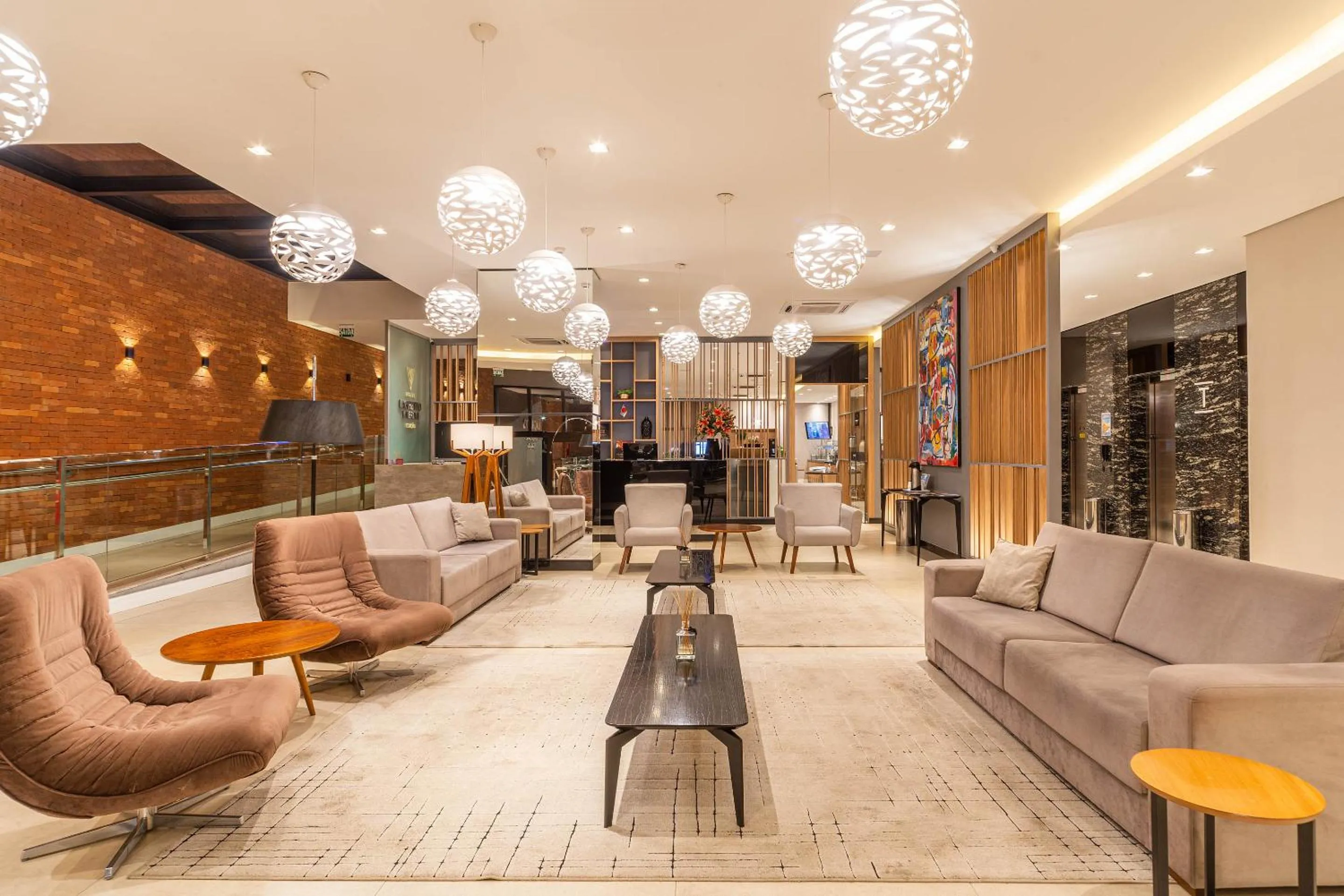 Lobby or reception in Hotel Laghetto Estação