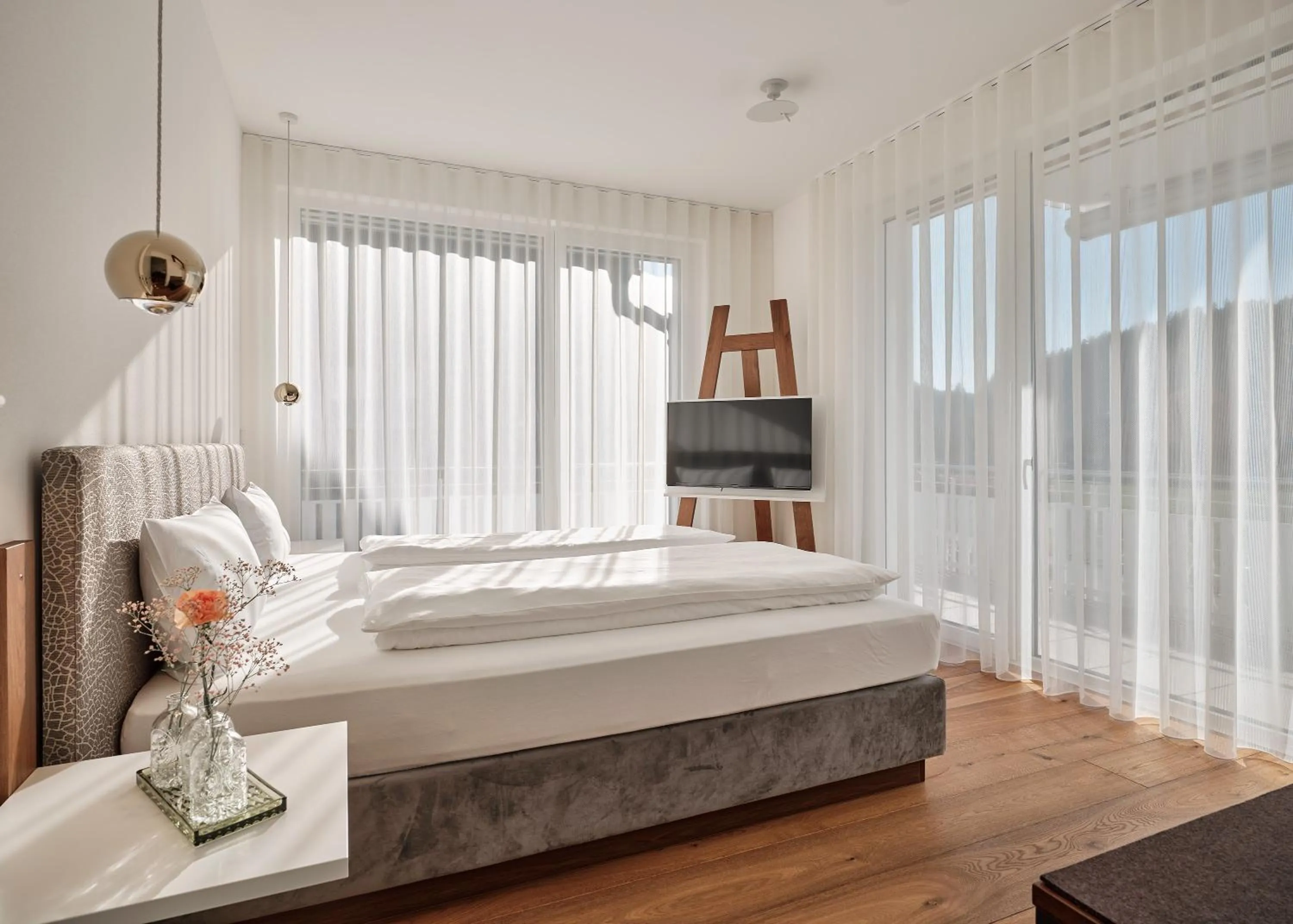 Bedroom, Bed in WaldFunkeln LODGE