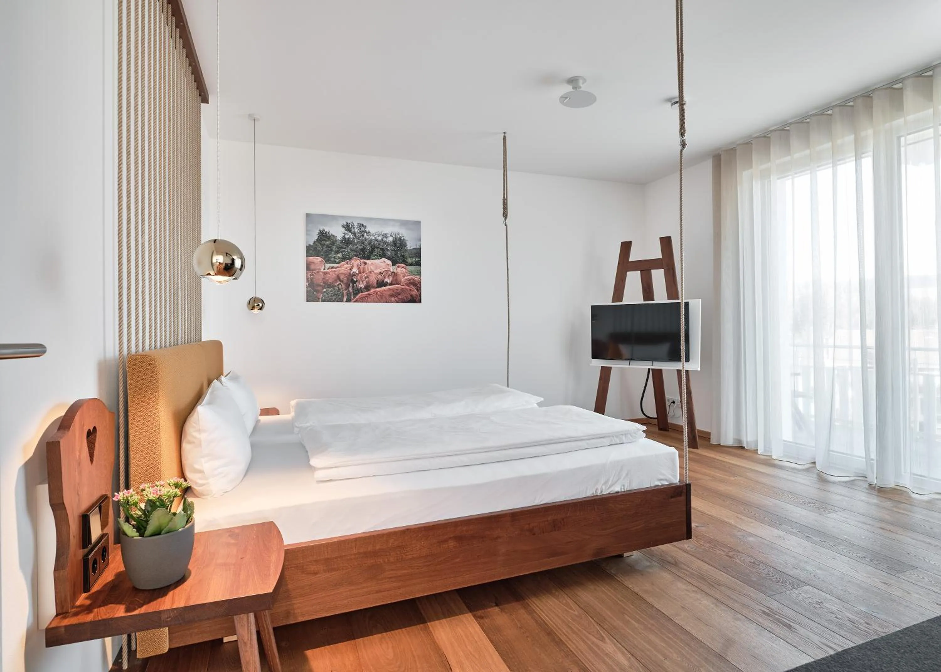 Bedroom, Bed in WaldFunkeln LODGE