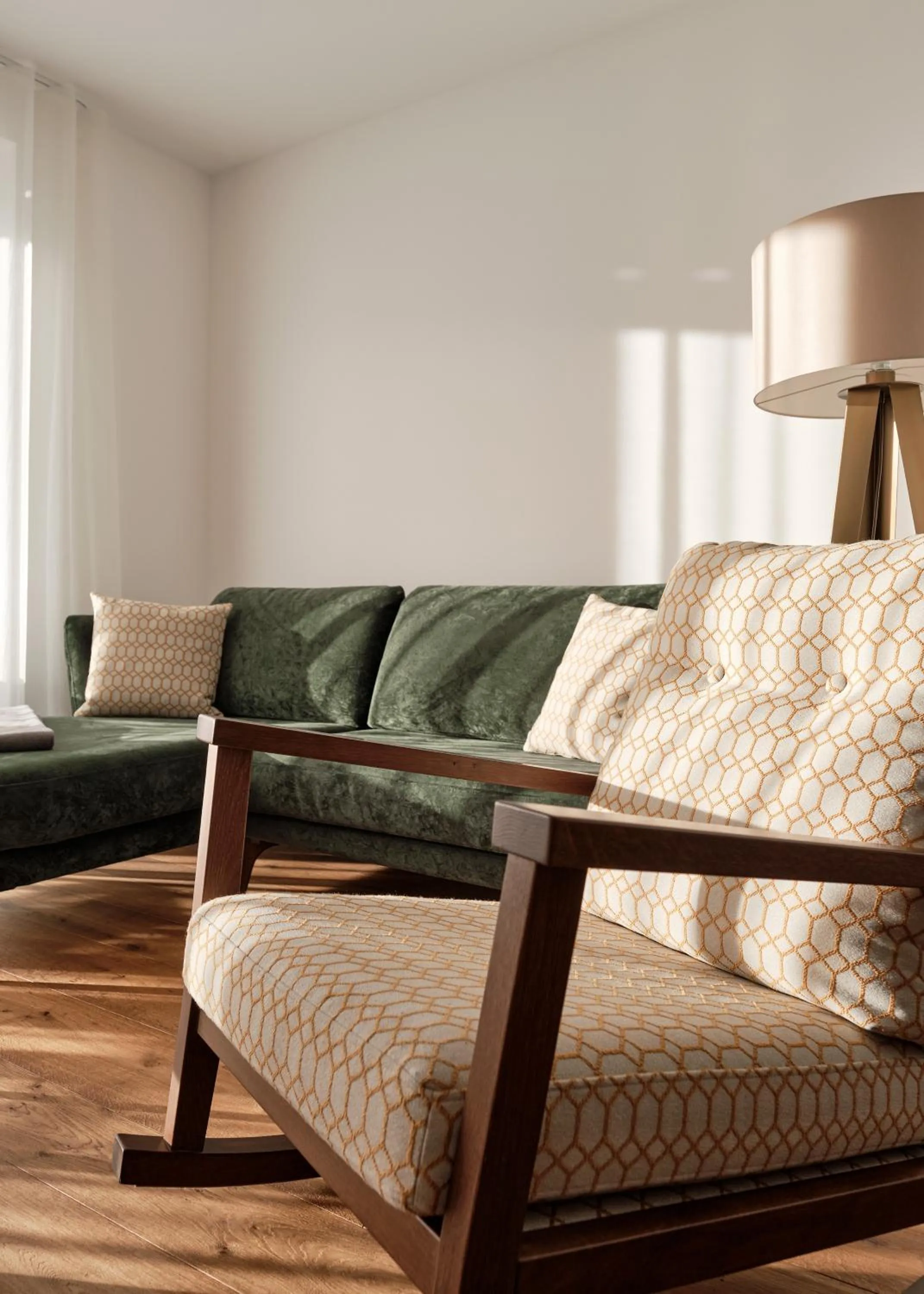 Living room in WaldFunkeln LODGE