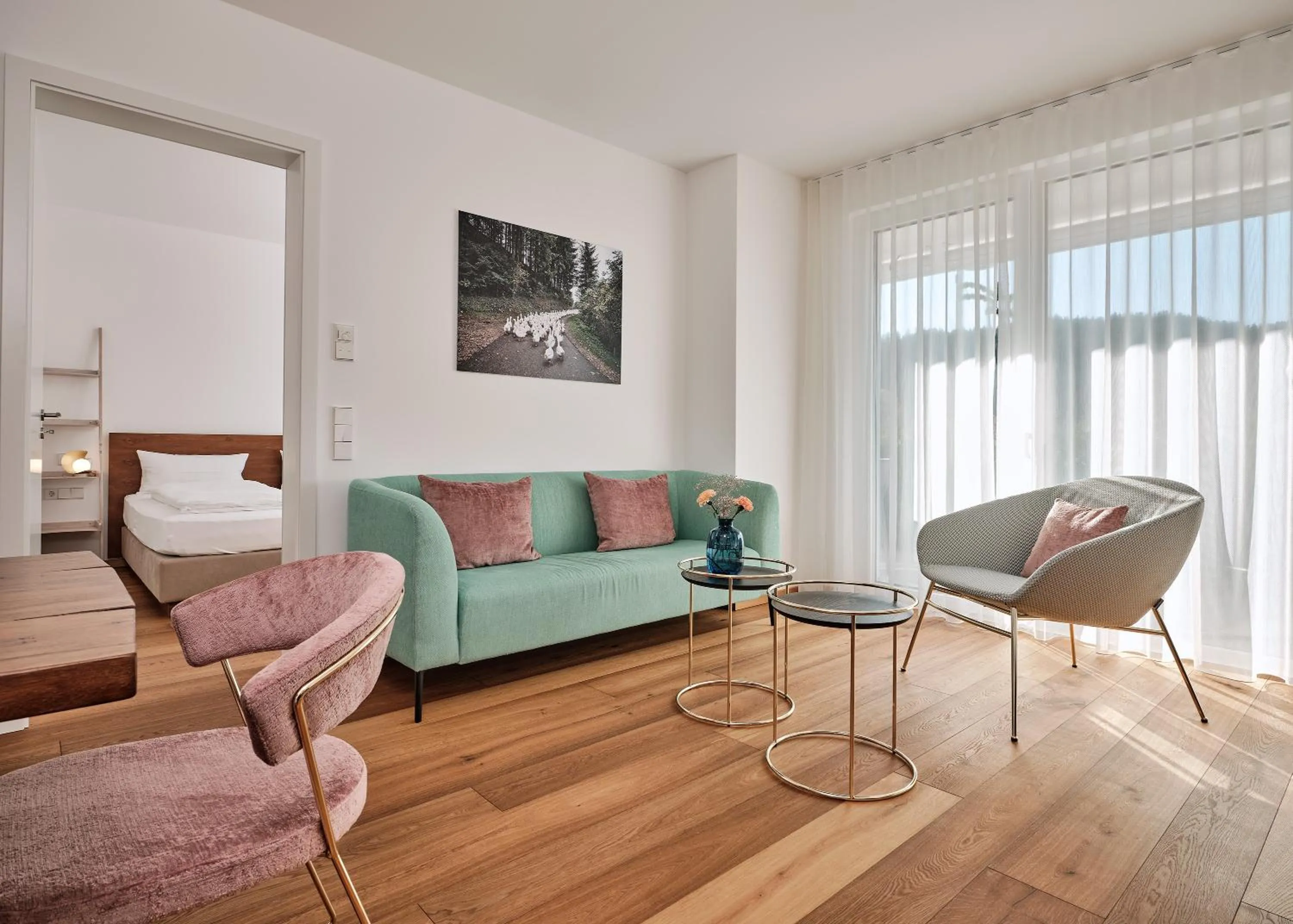 Living room in WaldFunkeln LODGE