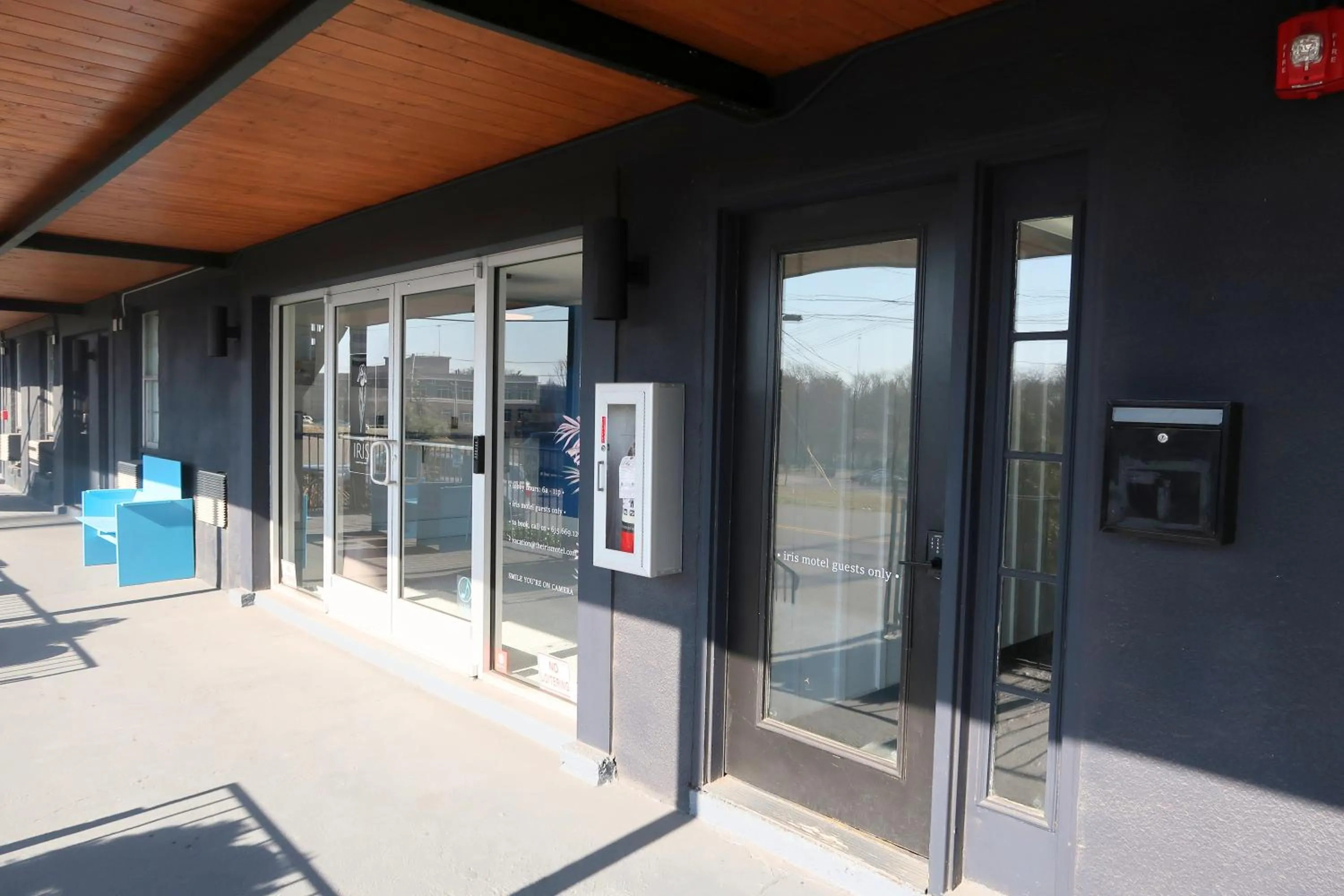 Property building in The Iris Motel