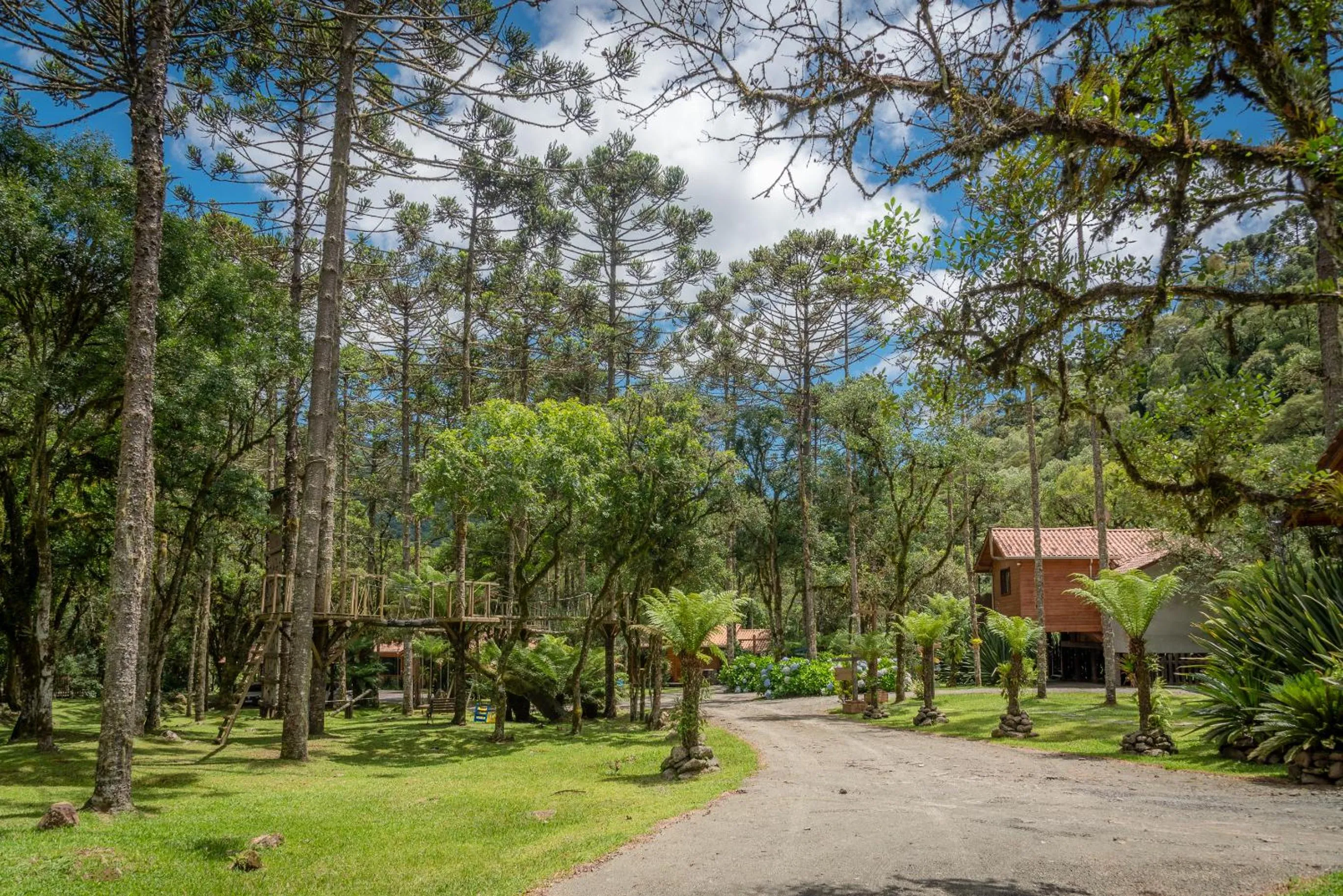 Garden view in Pousada Caminhos da Natureza
