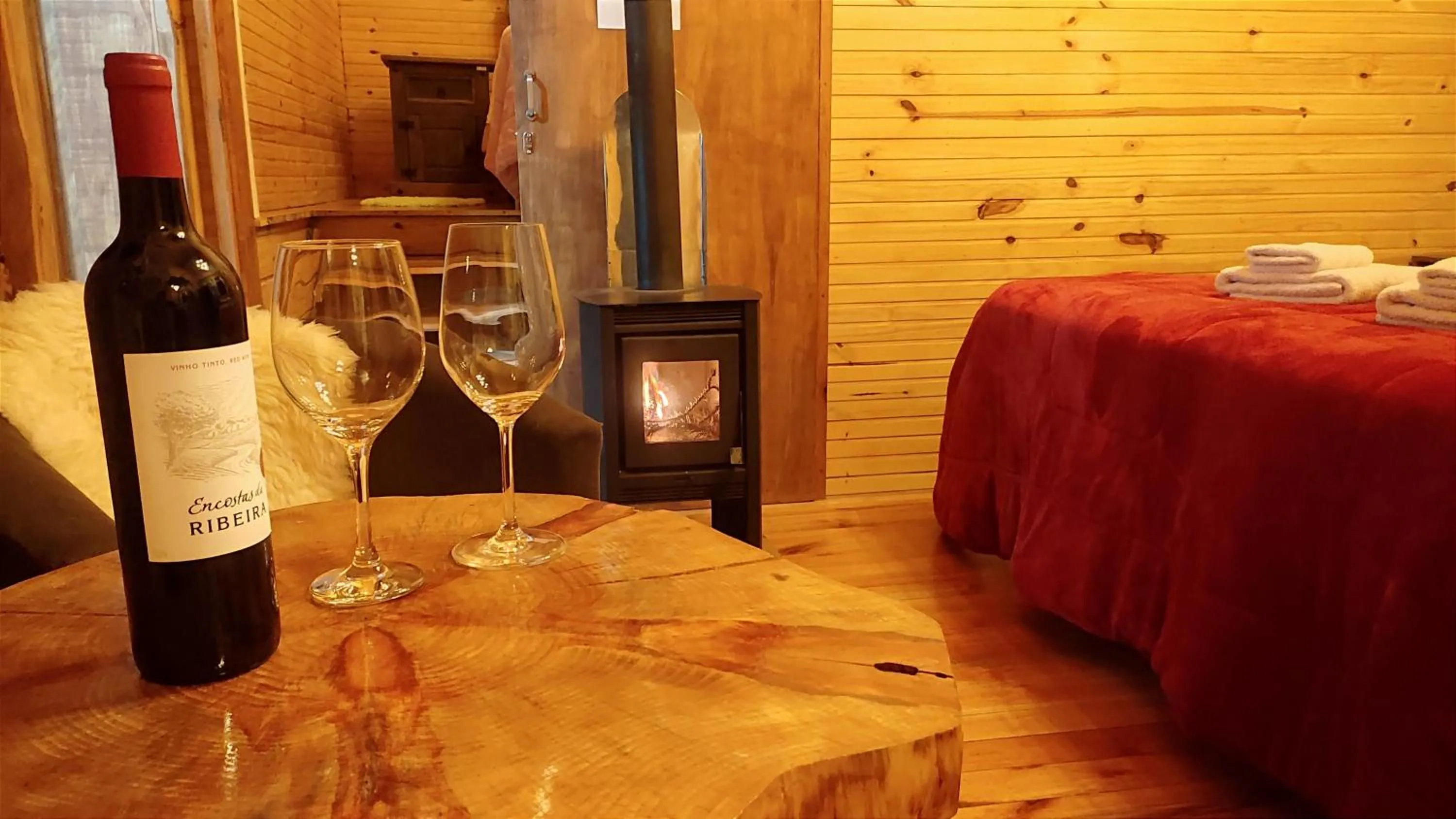 Property building, Bed in Pousada Caminhos da Natureza