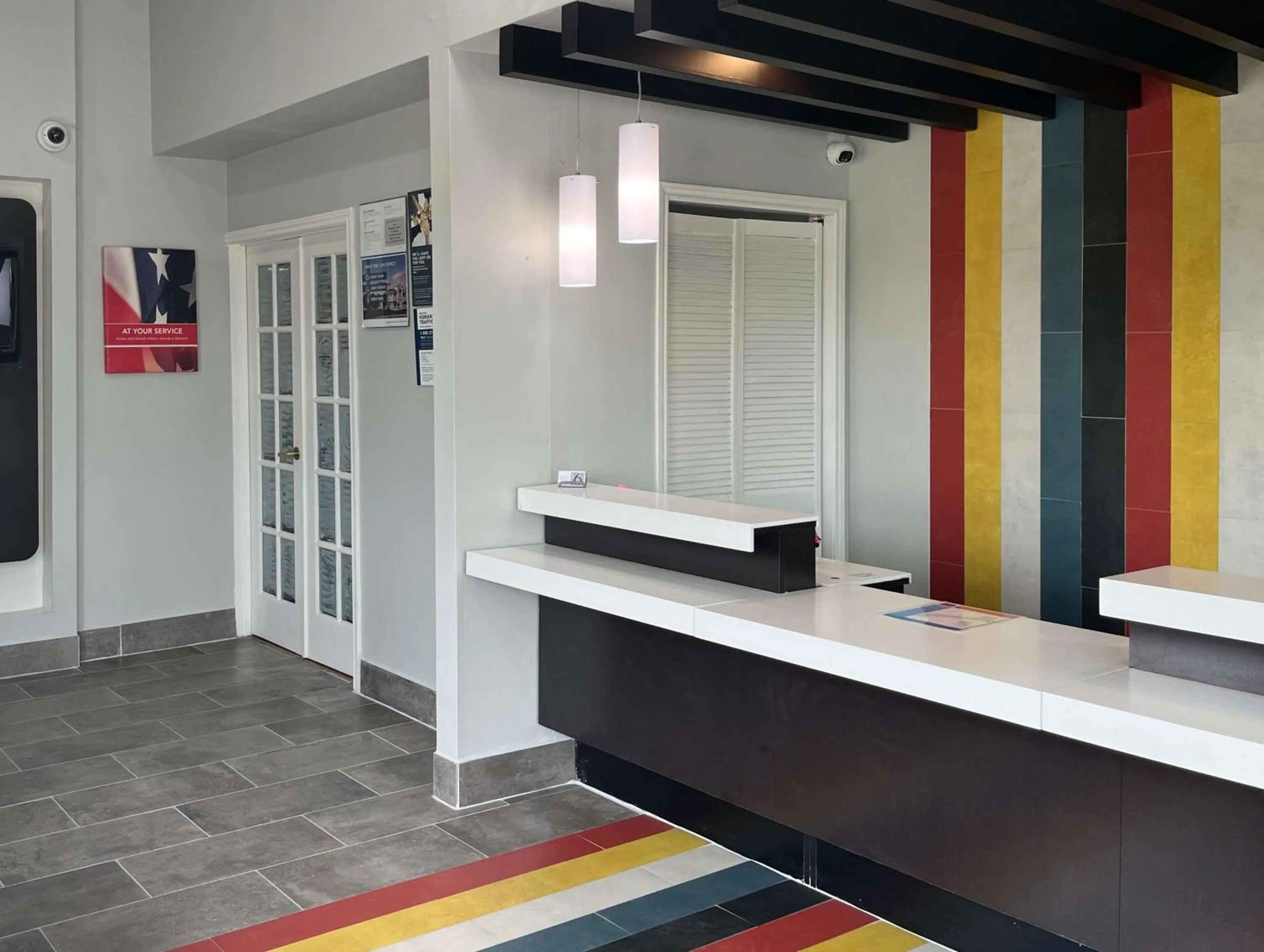 Lobby or reception in Motel 6 Seguin TX