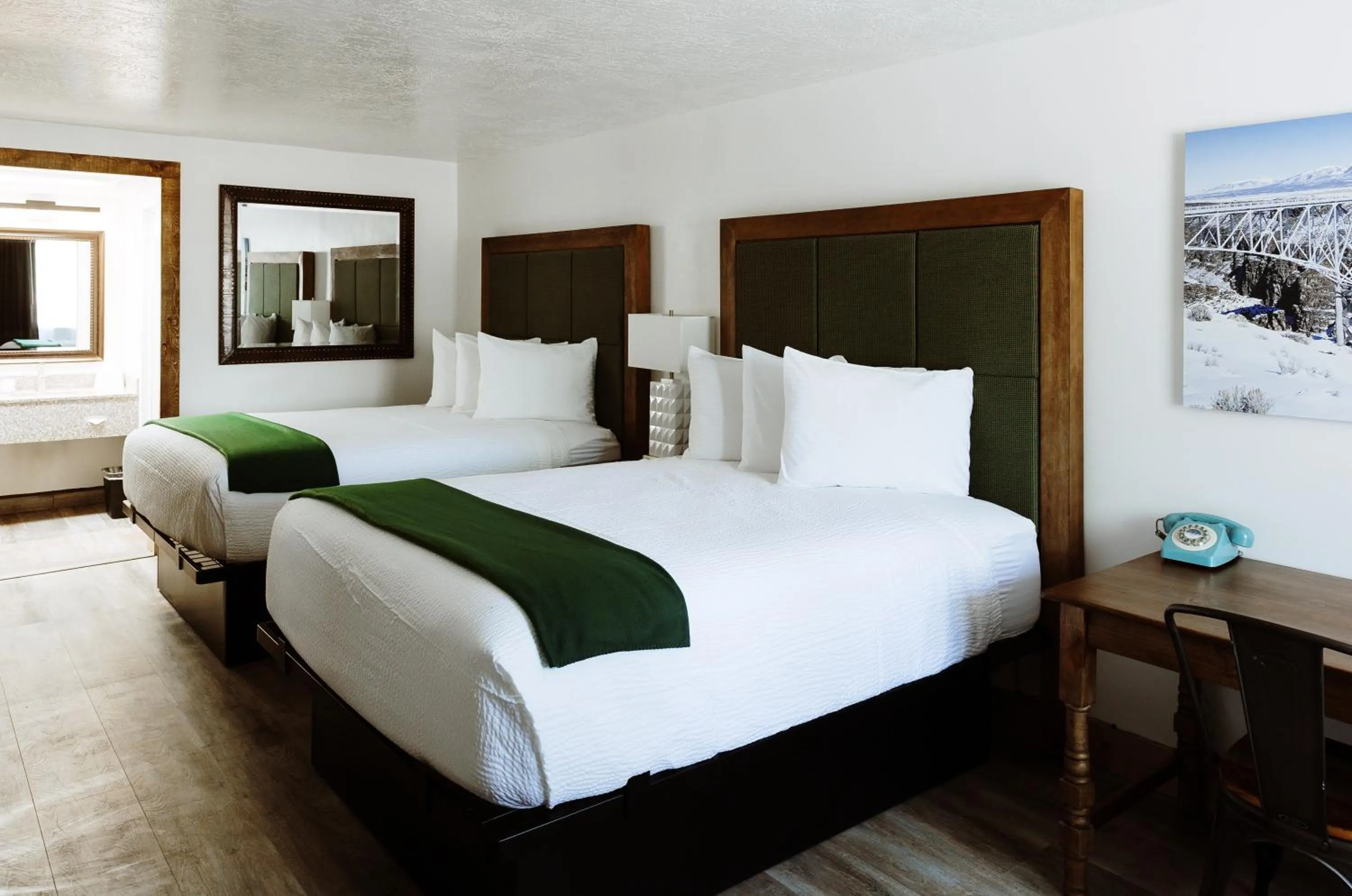 Bed in Taos Valley Lodge