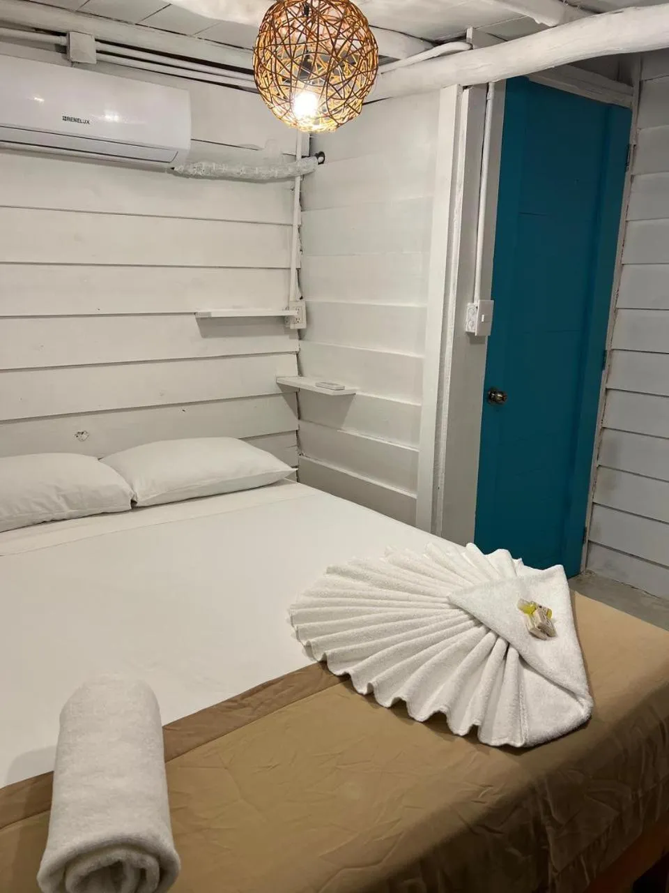 Bed in Hotel AKBAL Holbox