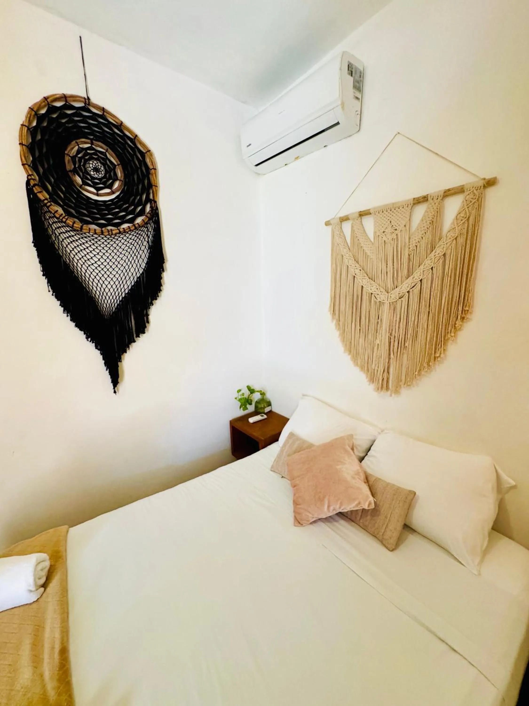 Bed in Hotel AKBAL Holbox