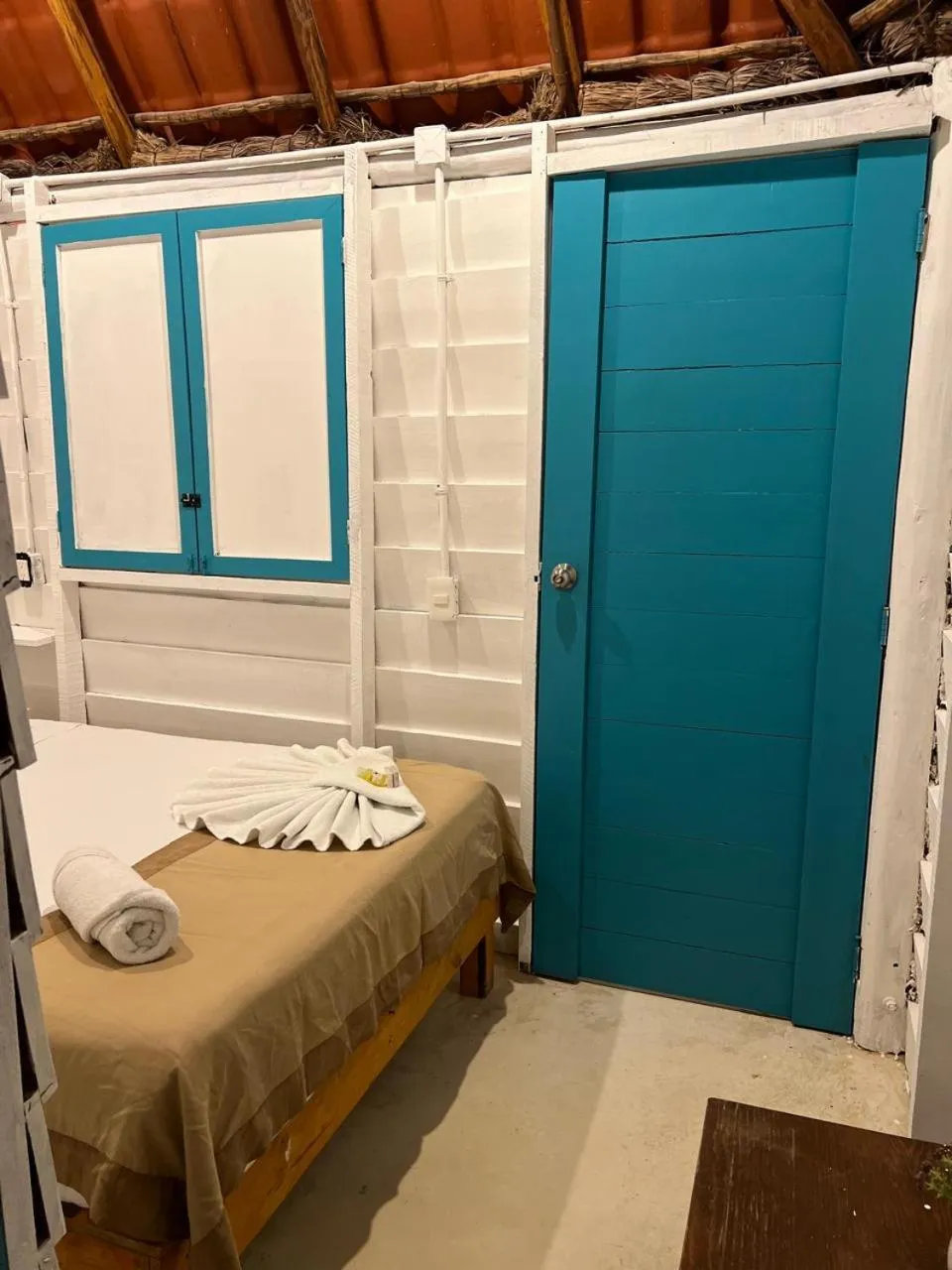 Bed in Hotel AKBAL Holbox